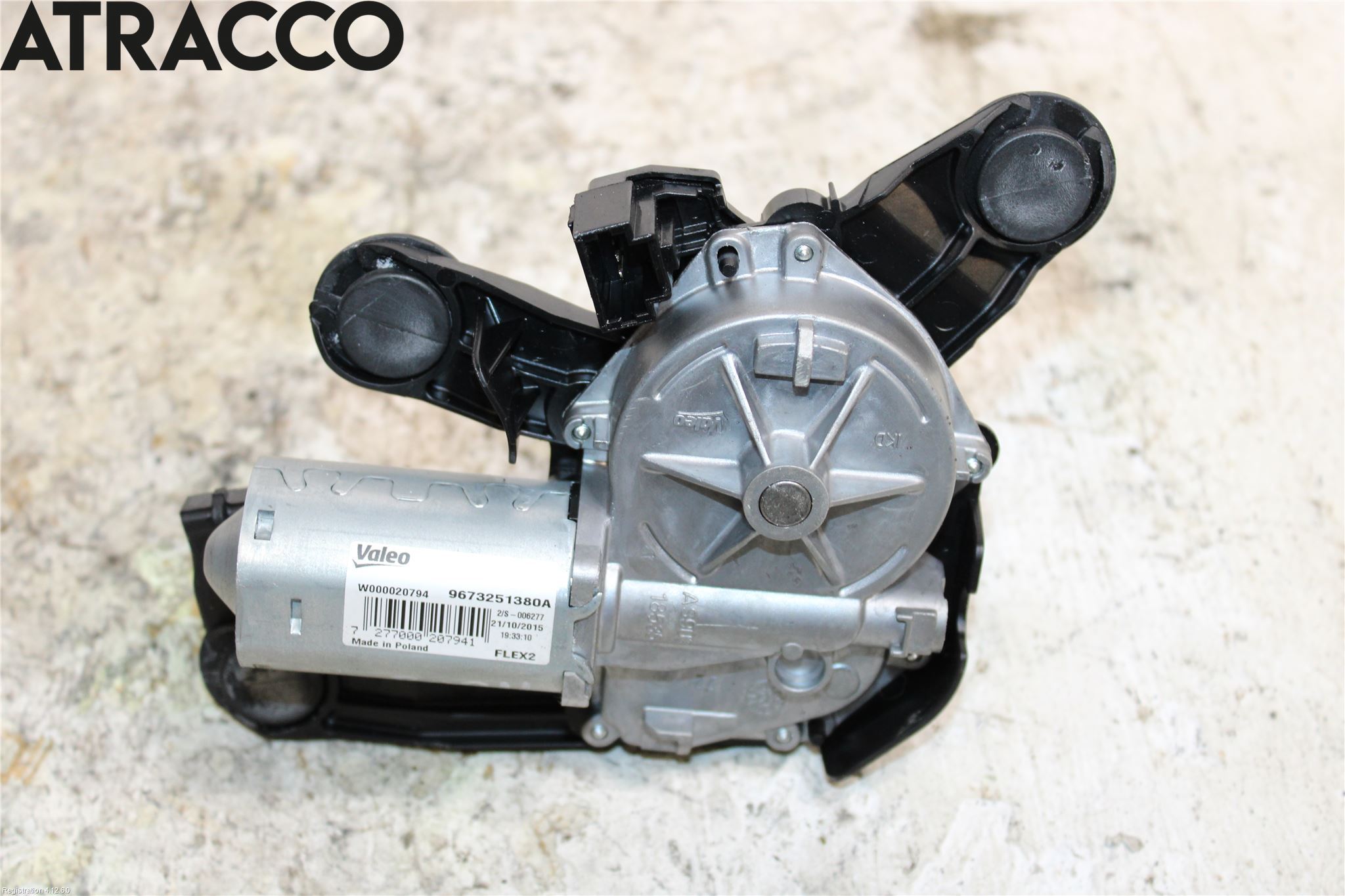 Peugeot 208 12-15 Torkarmotor Baklucka
