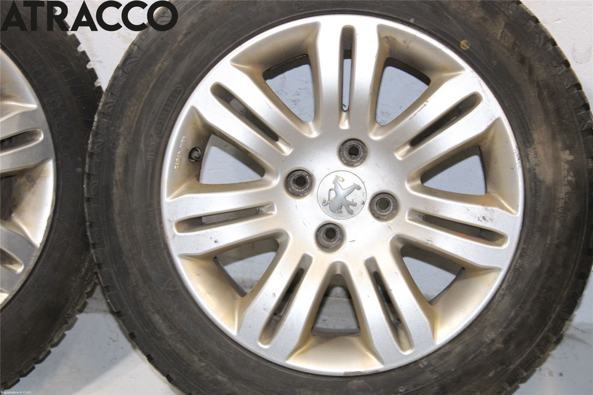 Peugeot 5008 10-16 Vinterdäck Alumfälg 4St
