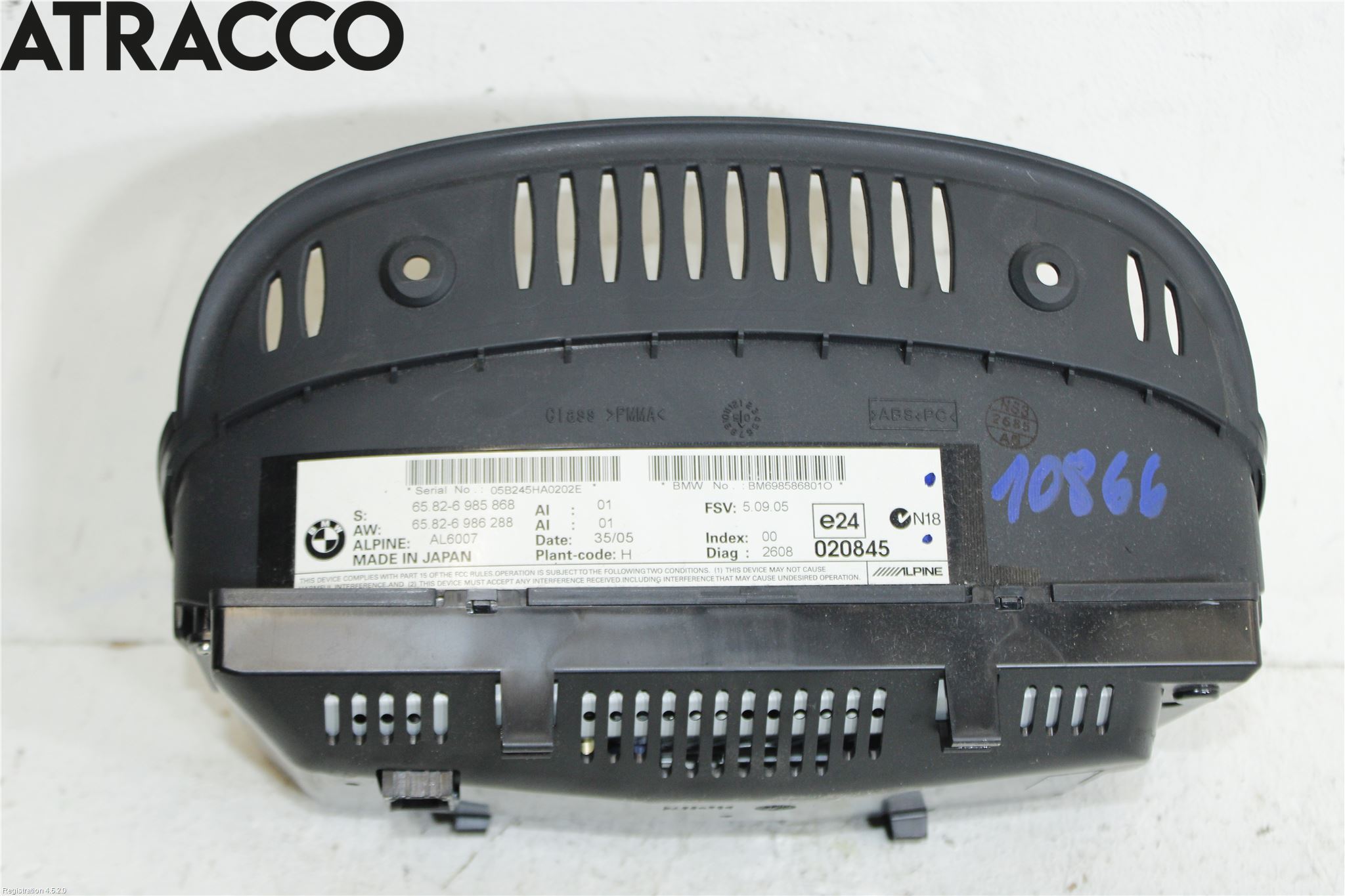 BMW 5 E60/61 Sed/Tou 02-10 Färddator
