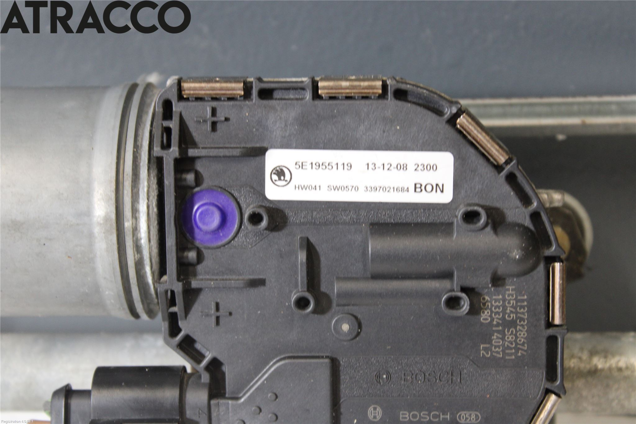 Skoda OCTAVIA (5E) 13-20 Torkarmotor Vindruta