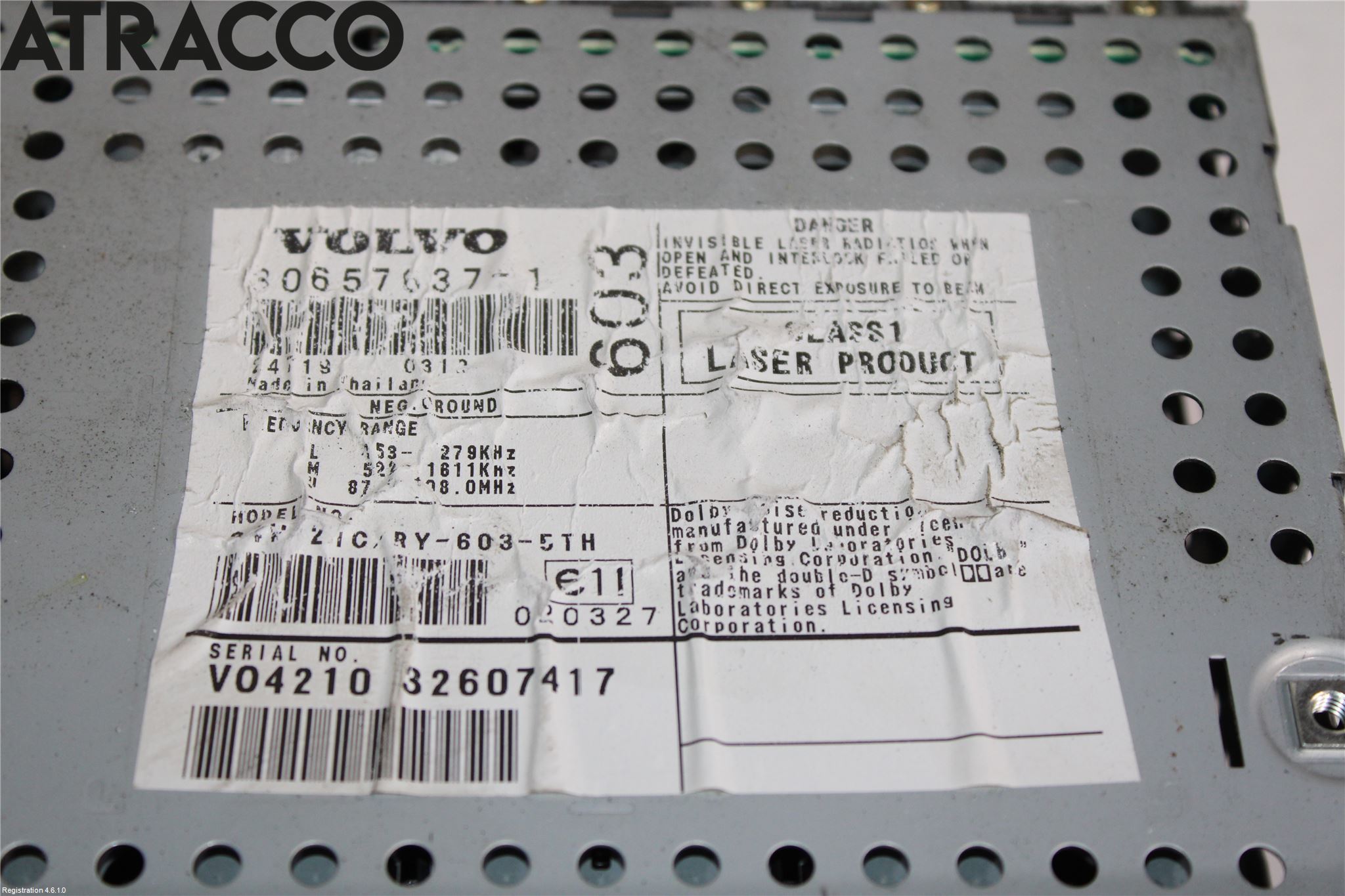 Volvo V70 00-04 Cd Radio - Multimediapanel