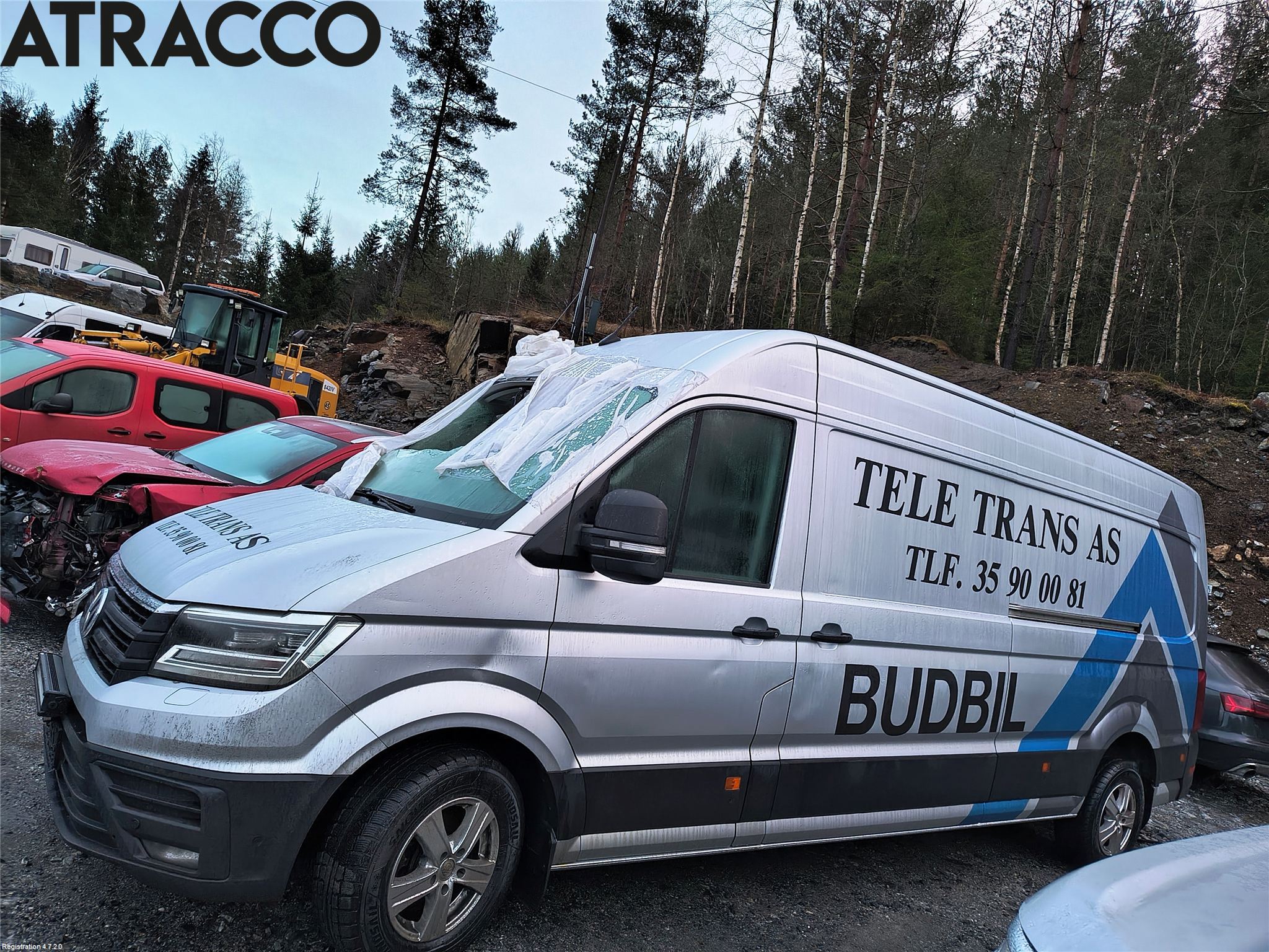 Volkswagen VW CRAFTER II / E-CRAFTER 17- Stötfångardel Bak Vä