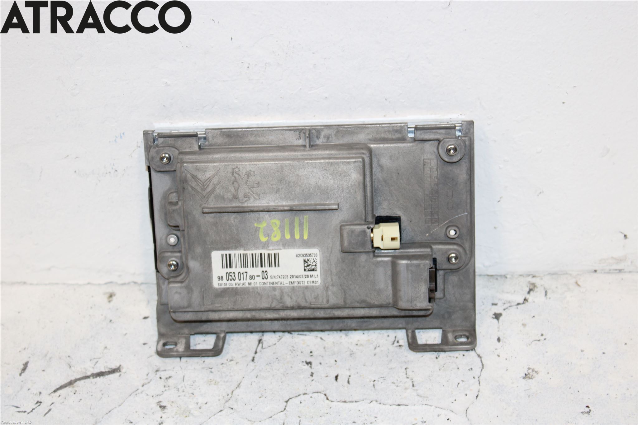 Peugeot 2008 13-20 Multifunktionsdisplay