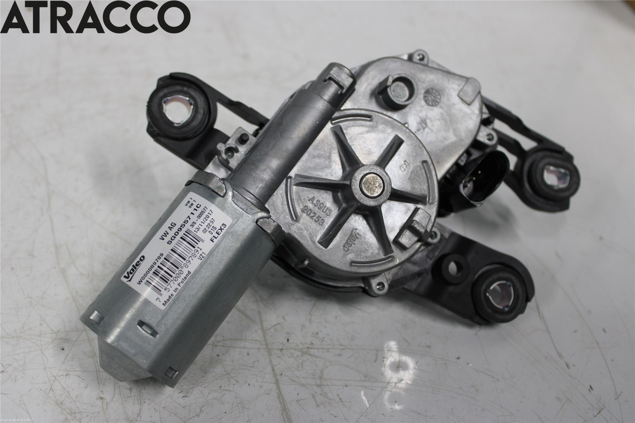 Volkswagen VW GOLF / E-GOLF VII 13-20 Torkarmotor Baklucka