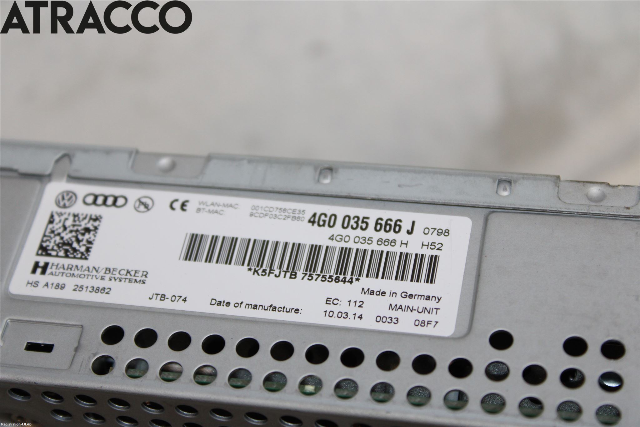 Audi A6 ALLROAD 12-18 Cd Radio - Multimediapanel