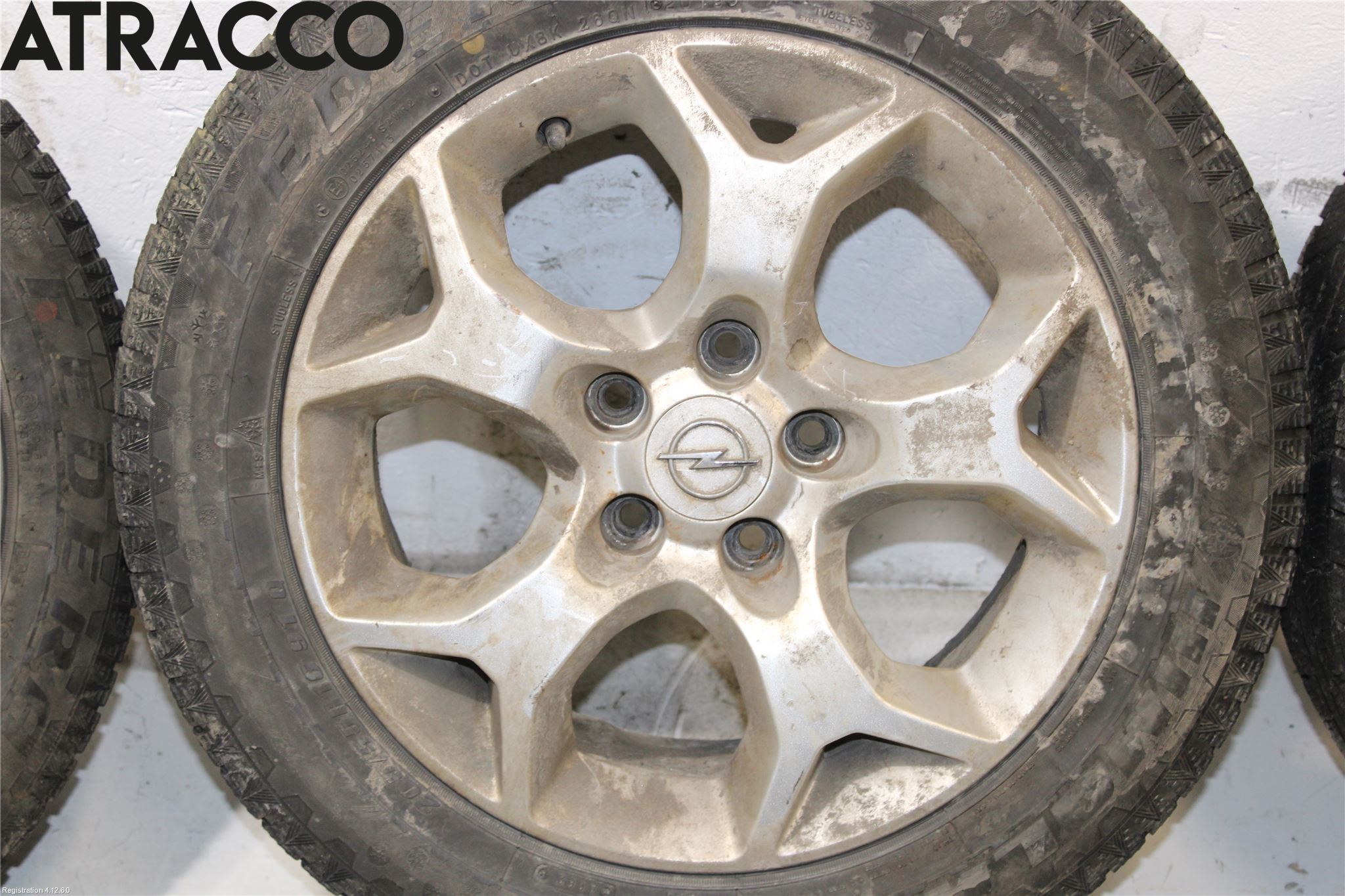 Opel ASTRA H 04-12 Vinterdäck Alumfälg 4St