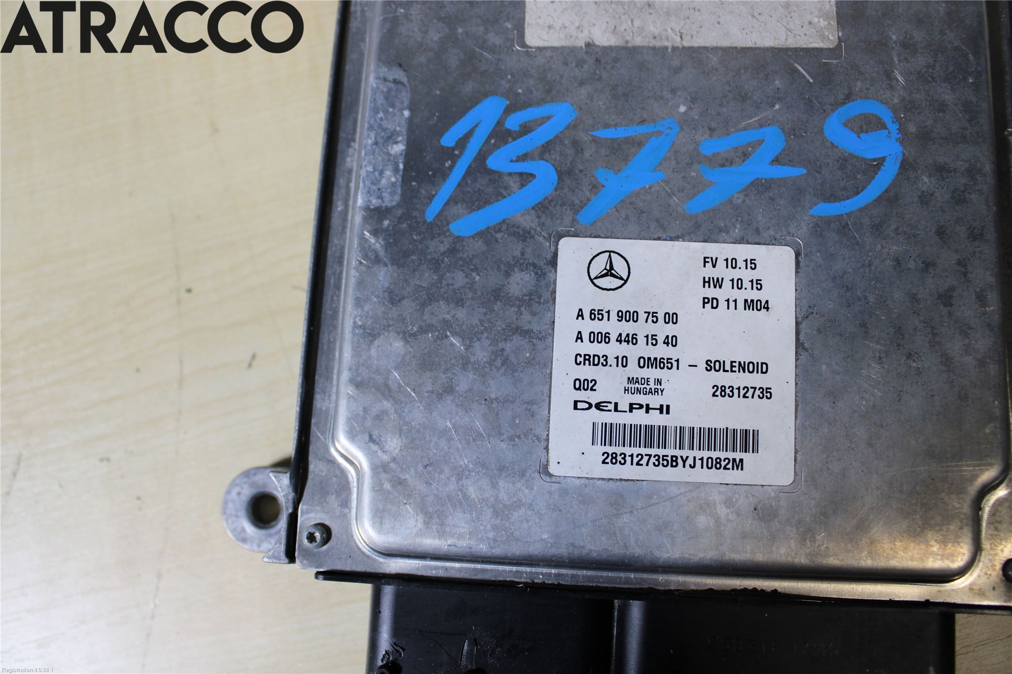 Mercedes-Benz MB C-KLASS (W204) 07-15 Styrenhet Insprut Bensin