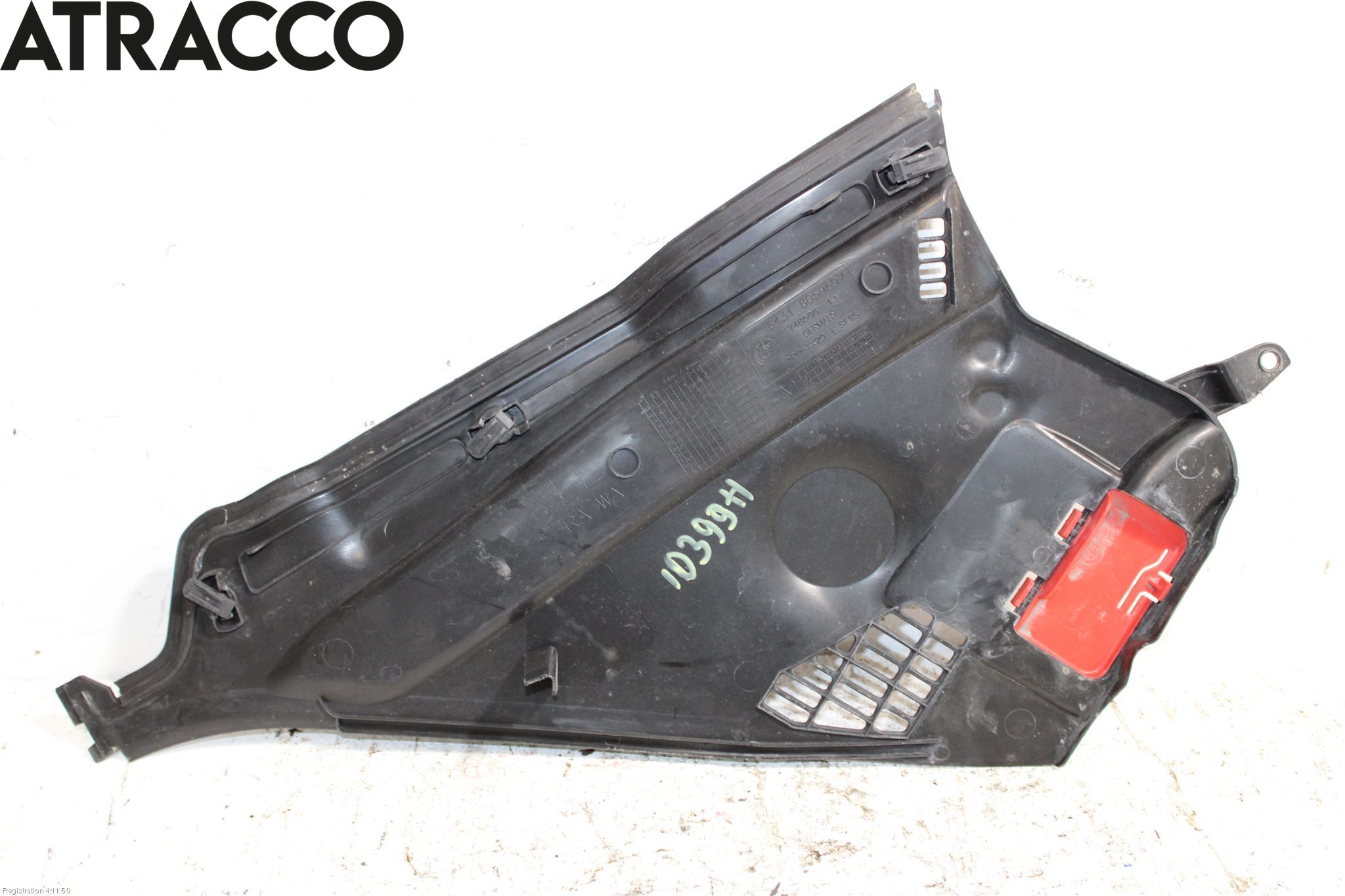 BMW 3 F30/F31/F80 12-19 Torpedplåt-Torpedplast
