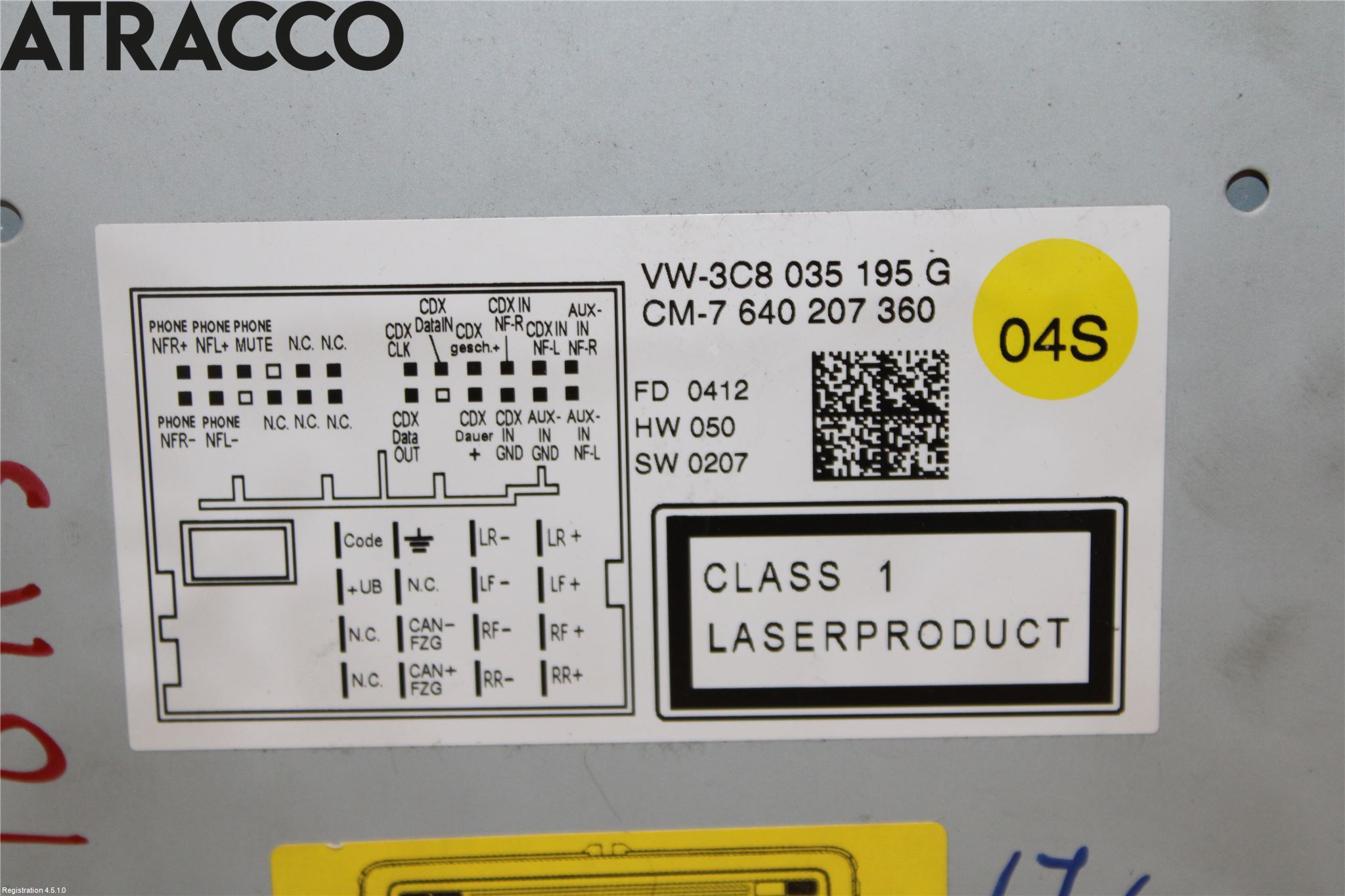 Volkswagen VW PASSAT 11-14 Cd Radio - Multimediapanel