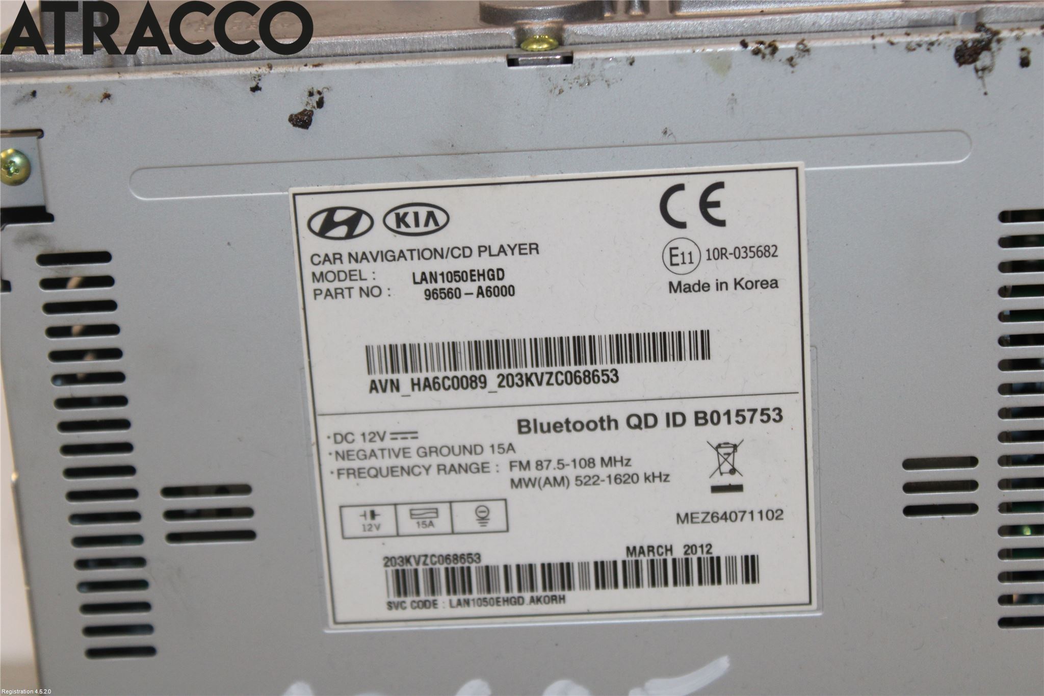 Hyundai i30 GD 13-17 Cd Radio - Multimediapanel