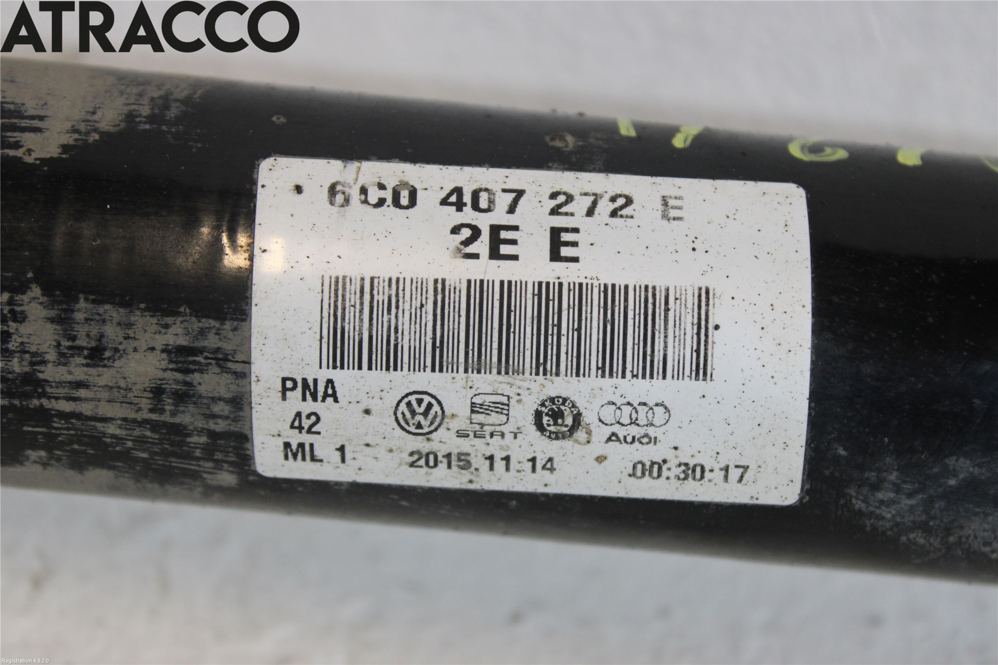 Volkswagen VW POLO 10-17 Drivaxel Fram Höger