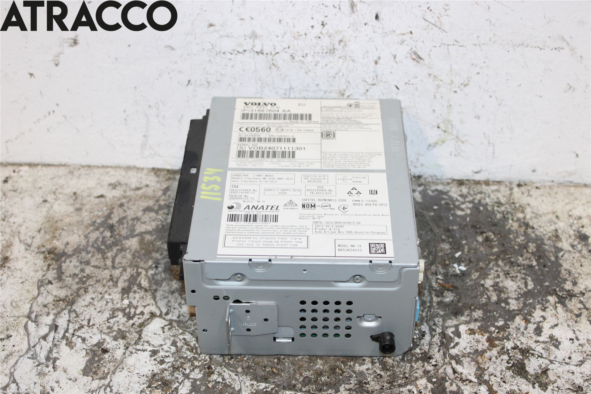Volvo V60 14-18 Cd Radio - Multimediapanel