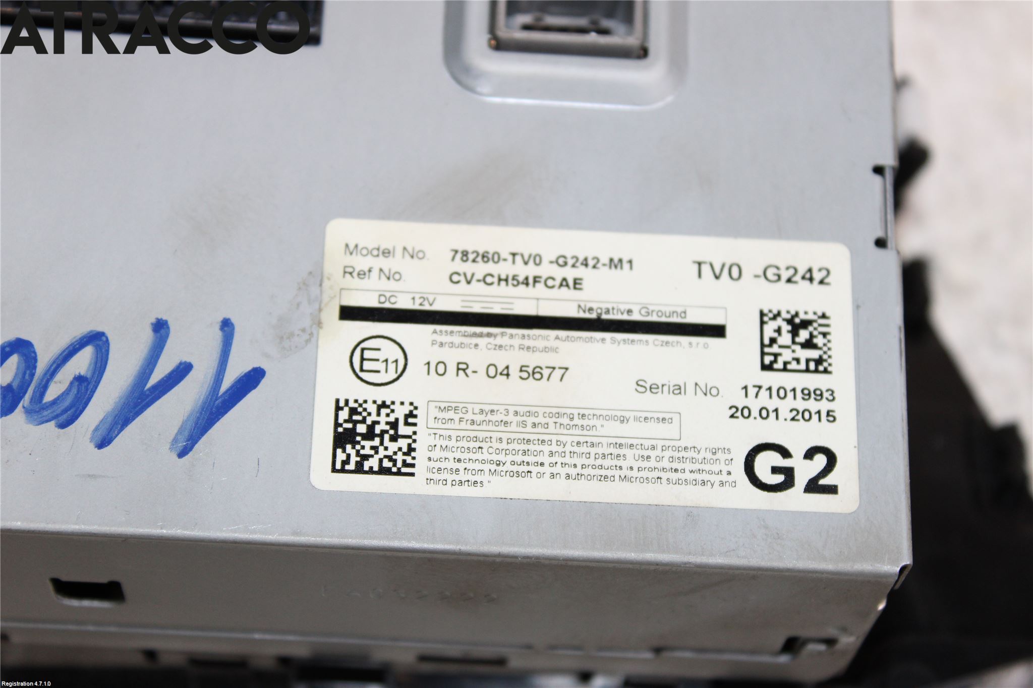 Honda CIVIC 12-16 Kontrolldisplay