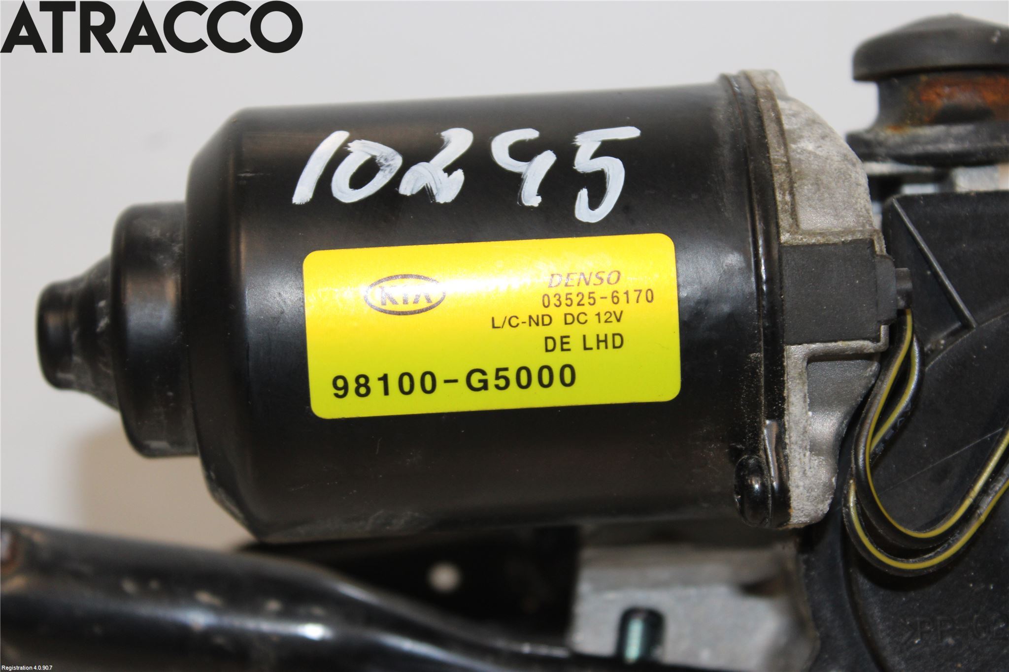 Kia NIRO (DE) 17-22 Torkarmotor Vindruta