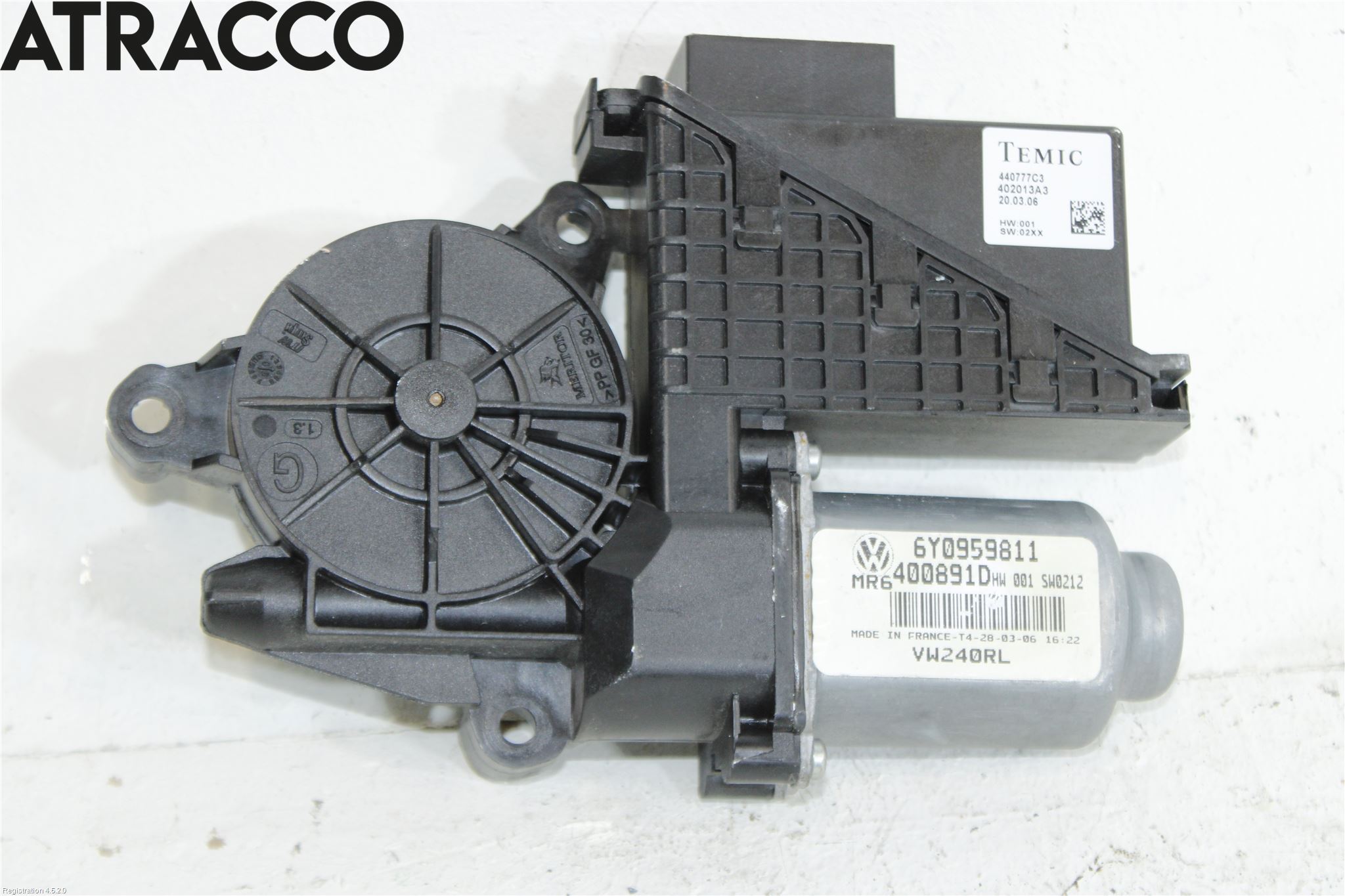Volkswagen VW POLO 05-09 Torkarmotor Baklucka