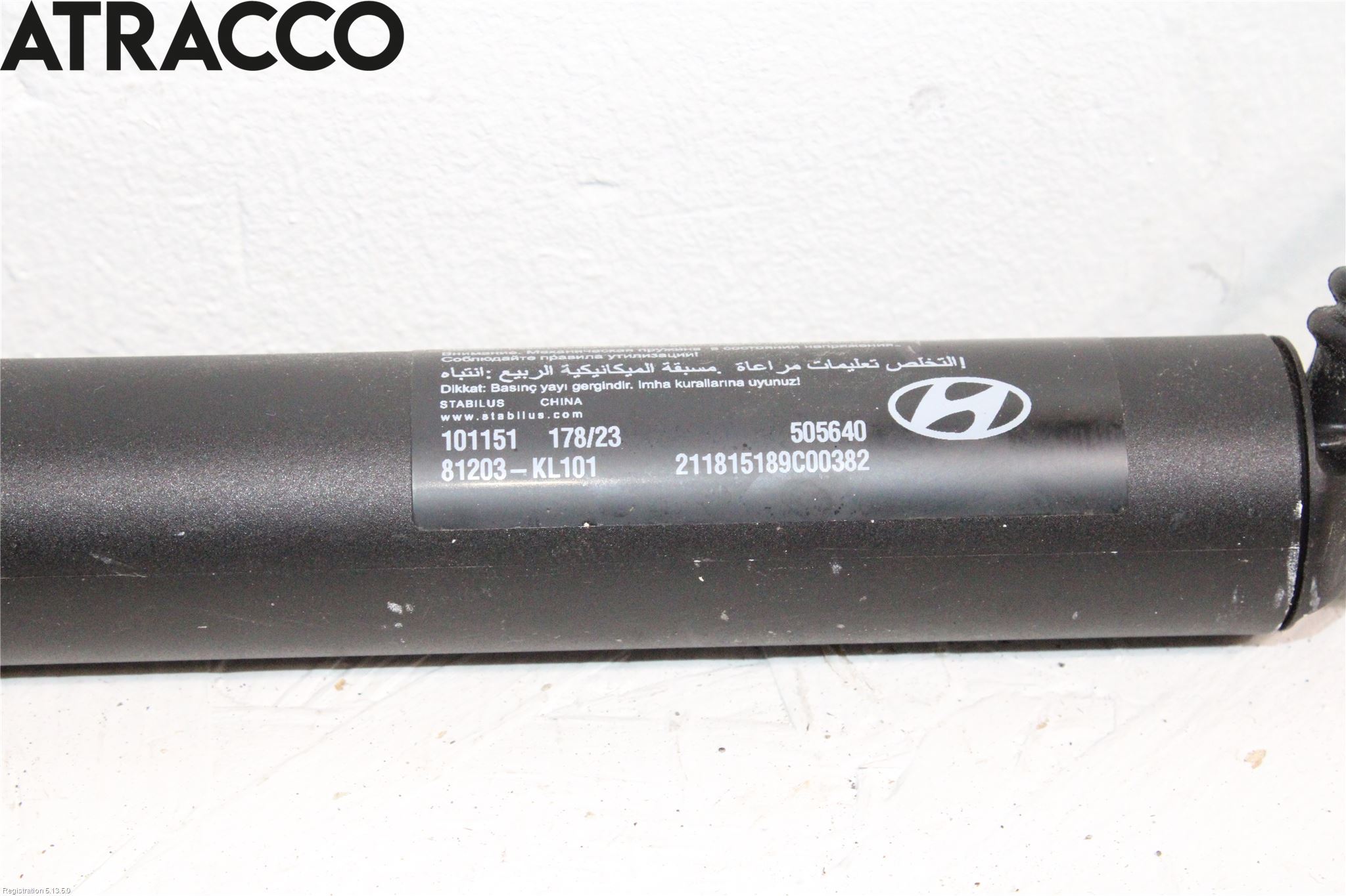 Hyundai IONIQ 6 CE 23- Gasfjäder Baklucka
