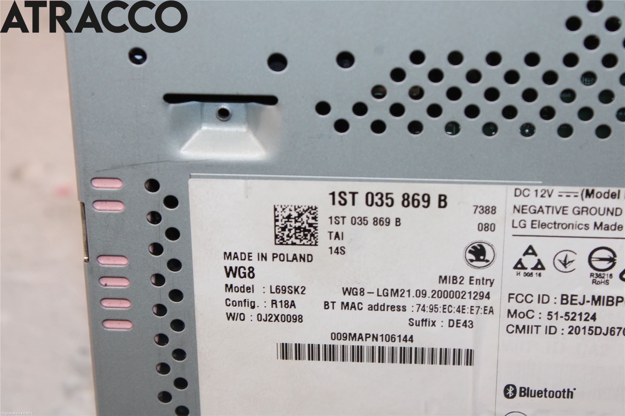 Skoda CITIGO / CITIGO E IV Radio