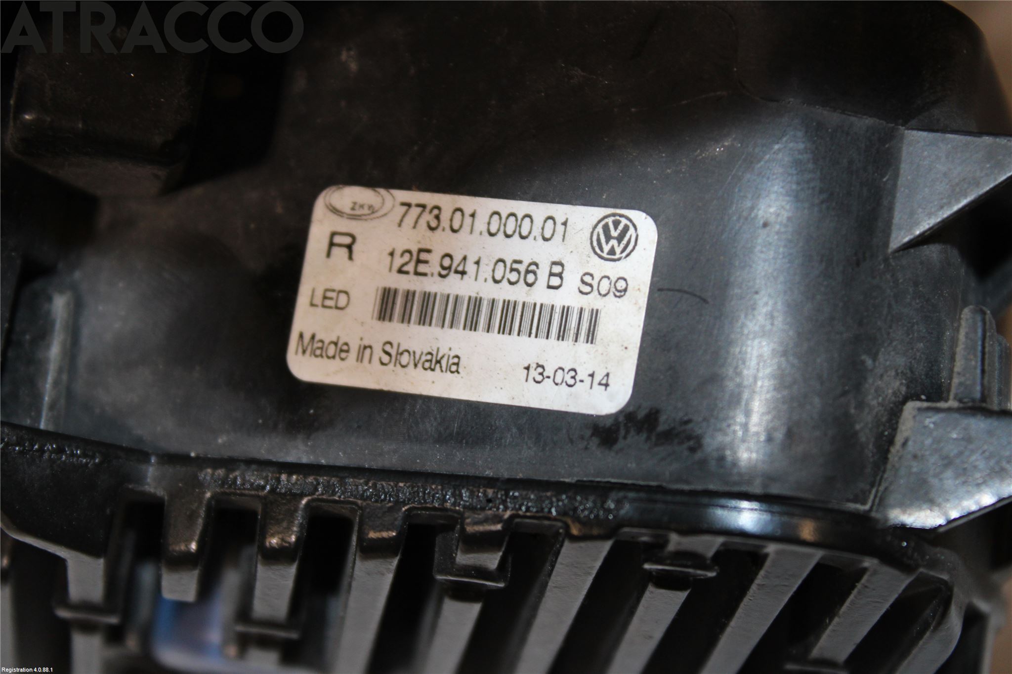 Volkswagen VW UP! / E-UP! Dimljus-Varselljus Fram