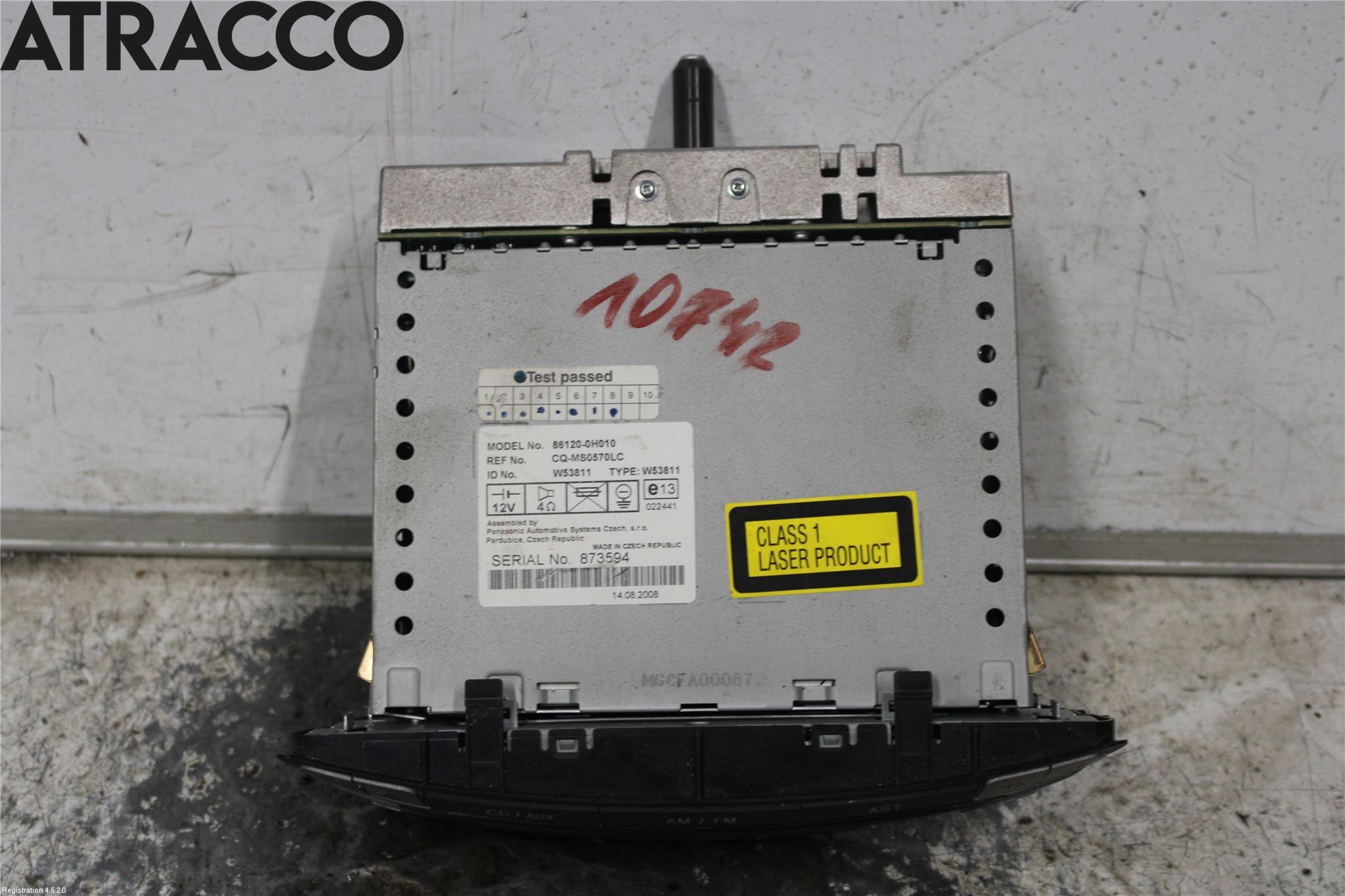 Peugeot 107 Cd Radio - Multimediapanel