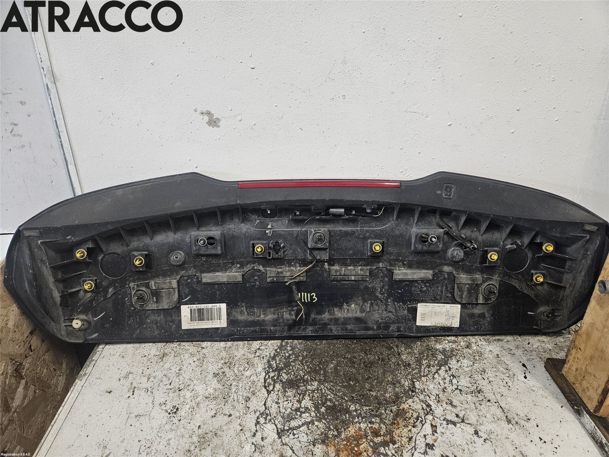 Volvo V40 12-19 Spoiler Baklucka