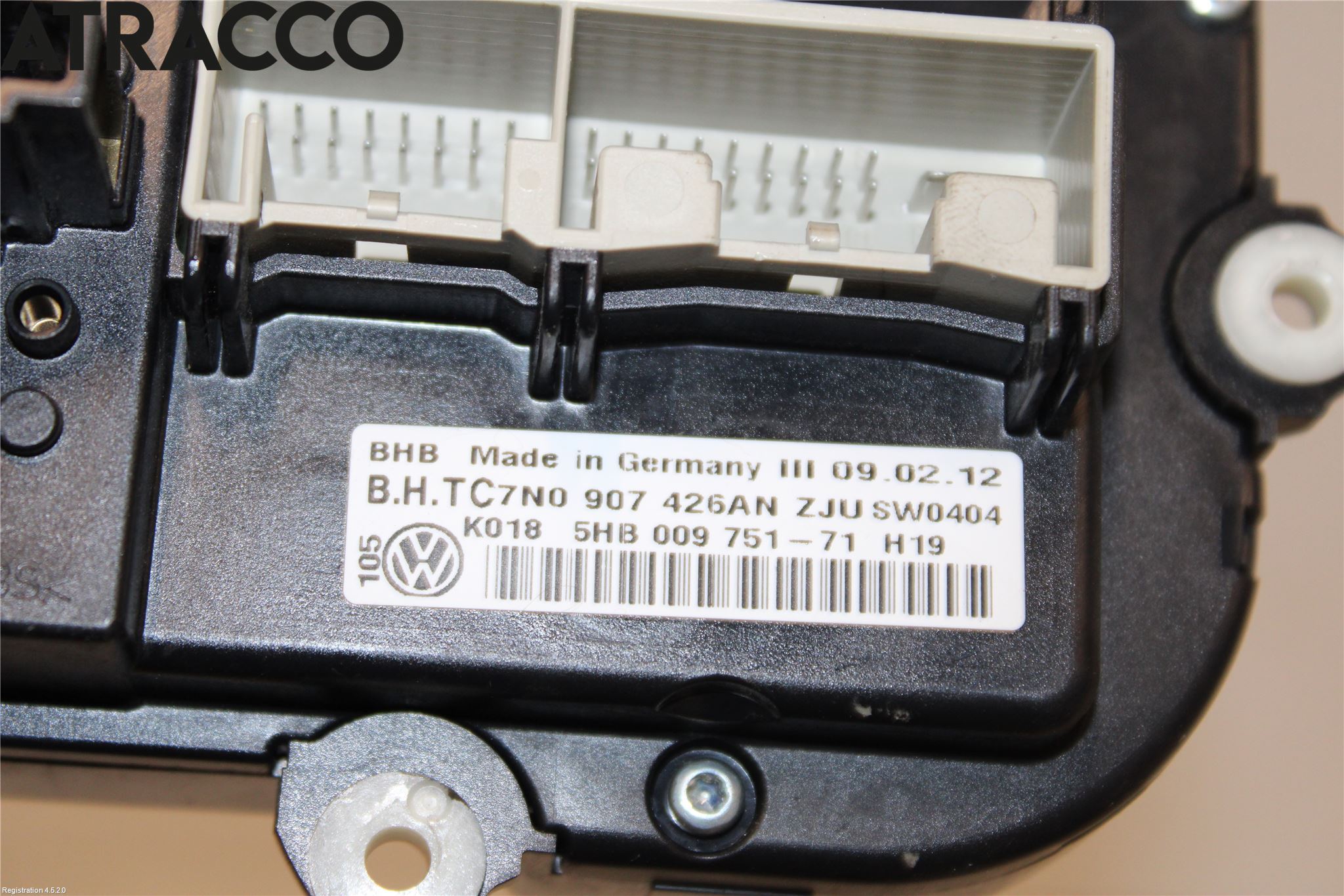 Volkswagen VW CADDY 11-15 Ac Styrenhet Ac Manöveren