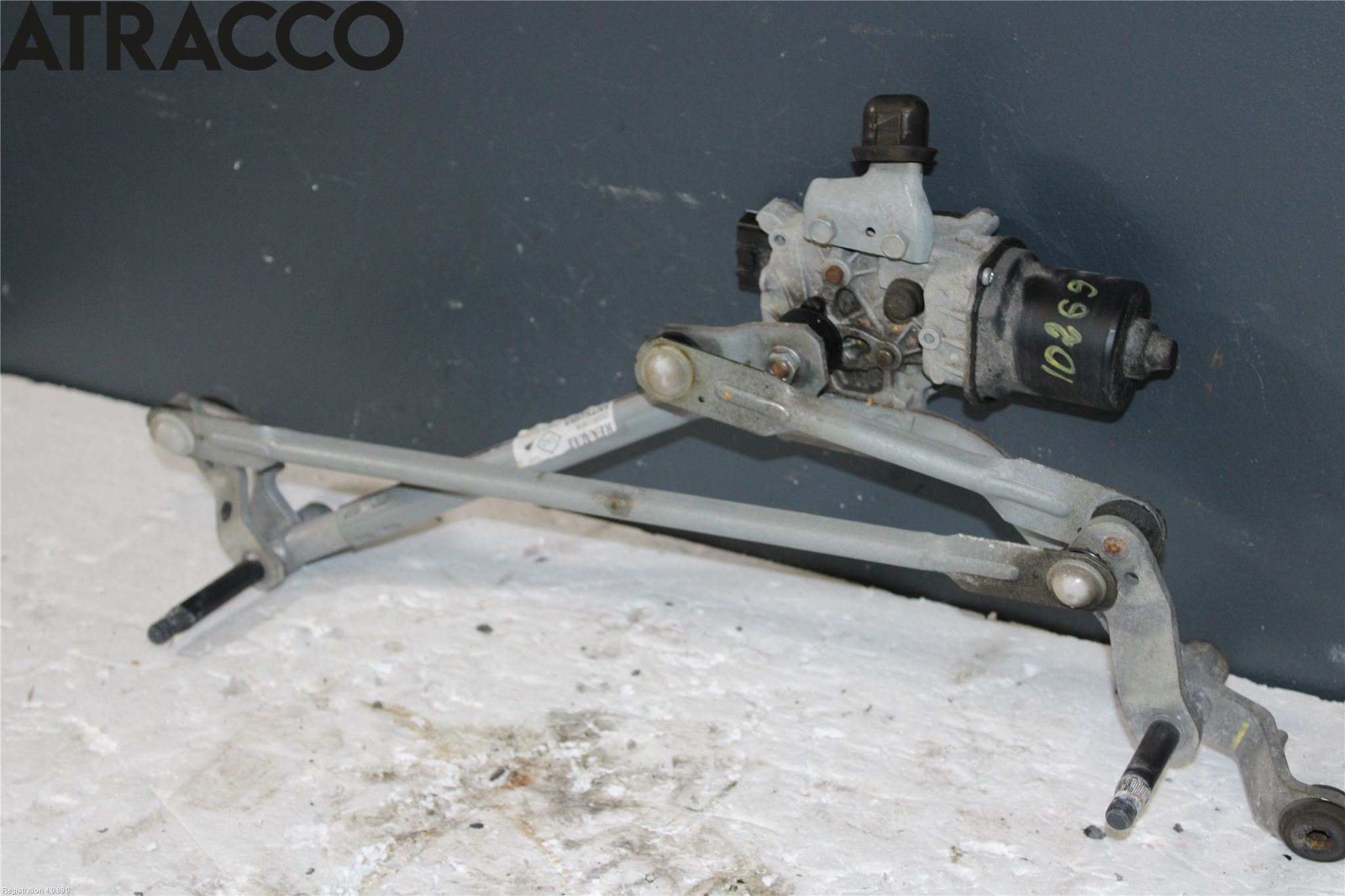 Renault CAPTUR 13-19 Torkarmotor Vindruta