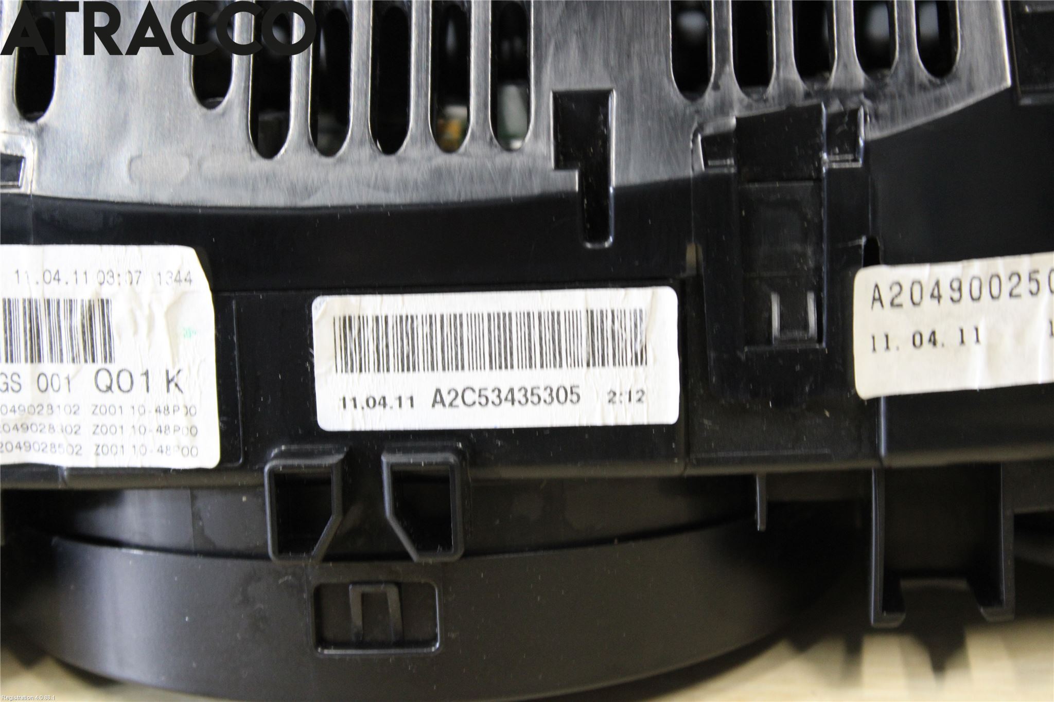 Mercedes-Benz MB C-KLASS (W204) 07-15 Instrument Hast
