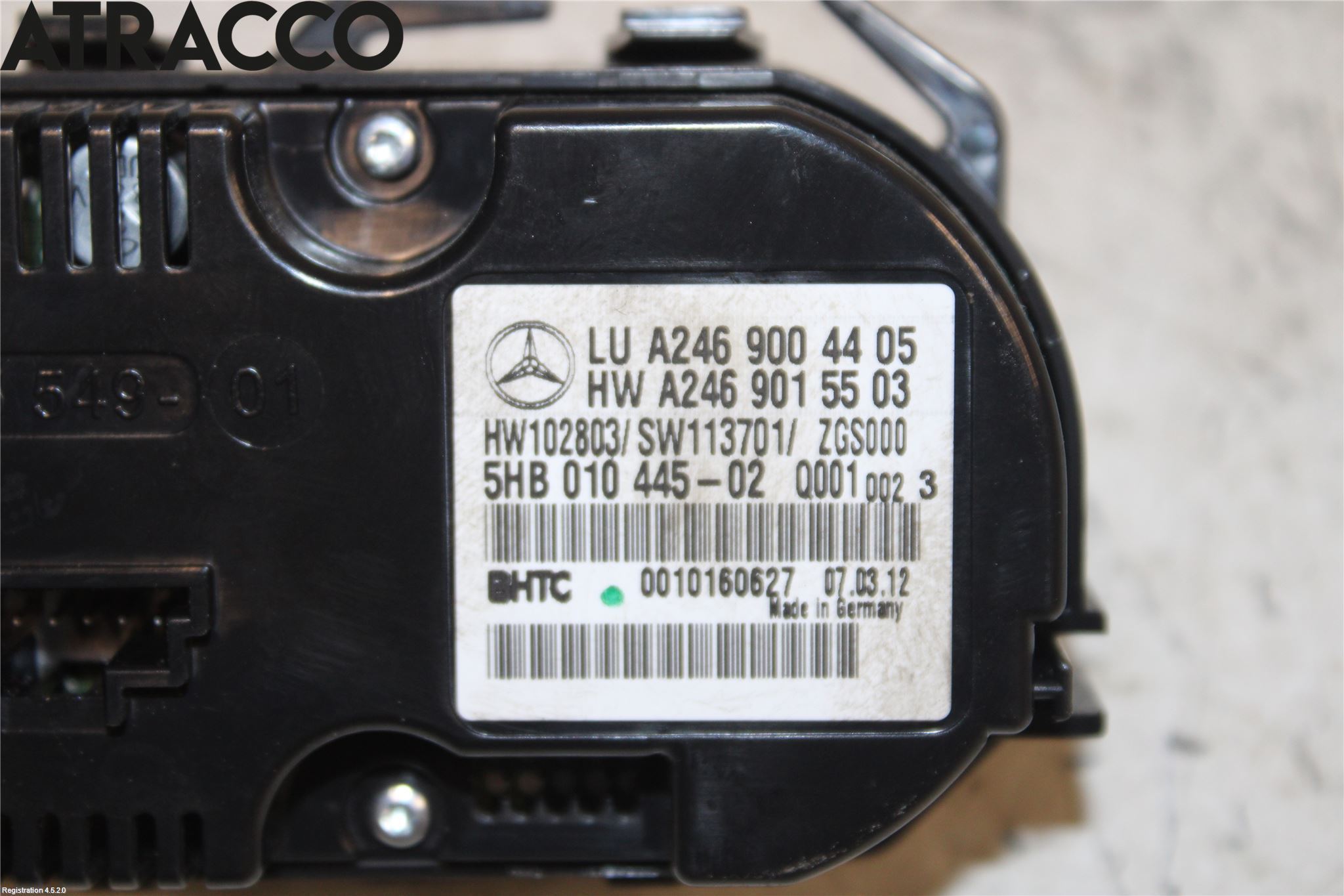 Mercedes-Benz MB B-KLASS (W246/W242) 12-19 Ac Styrenhet Ac Manöveren