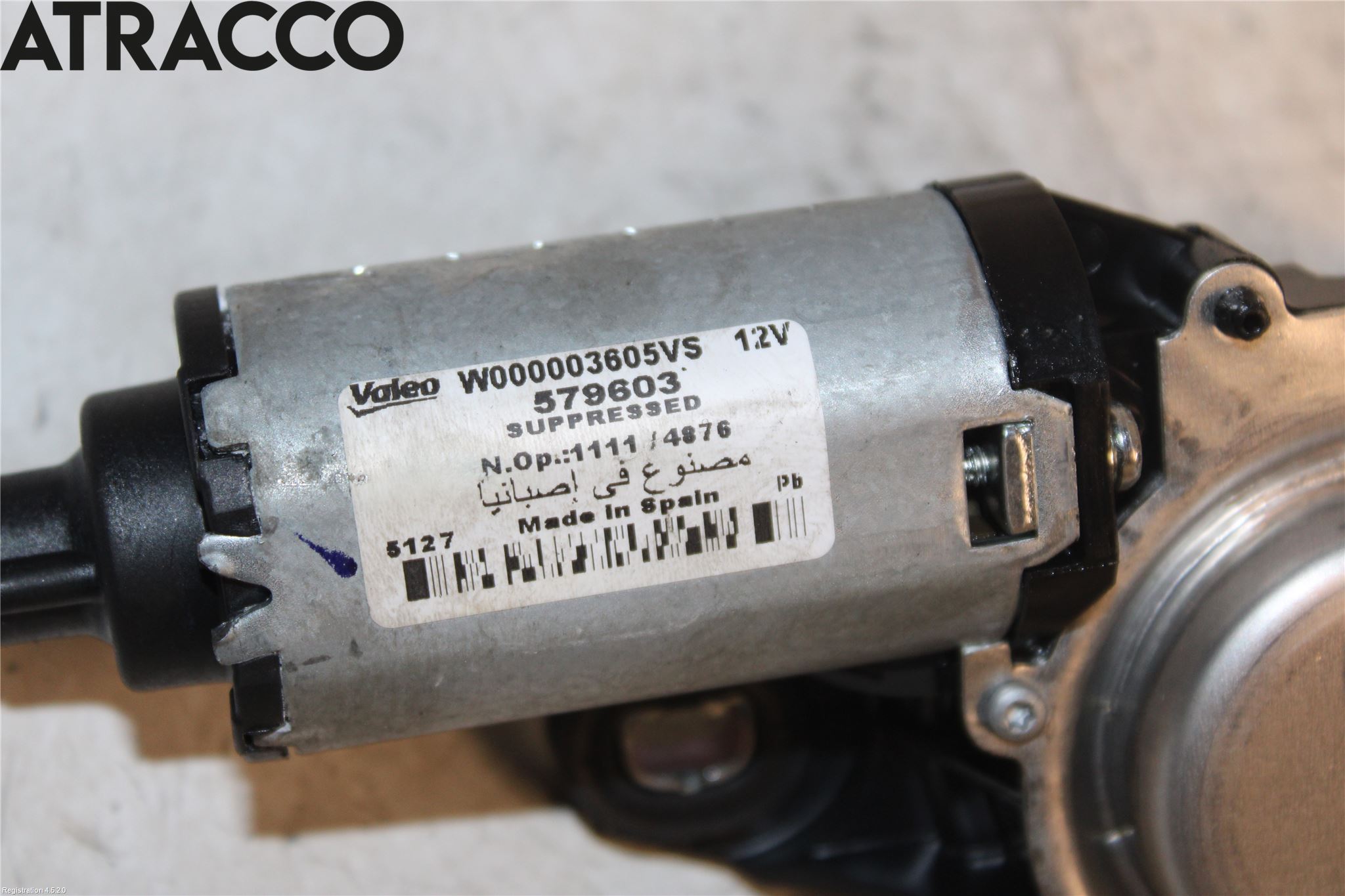Audi A3/S3     04-05 Torkarmotor Baklucka