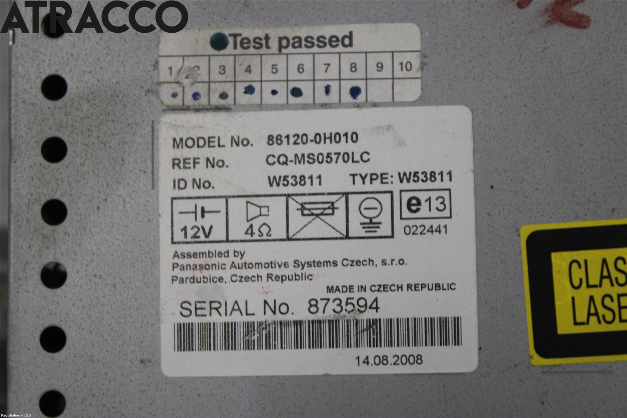 Peugeot 107 Cd Radio - Multimediapanel