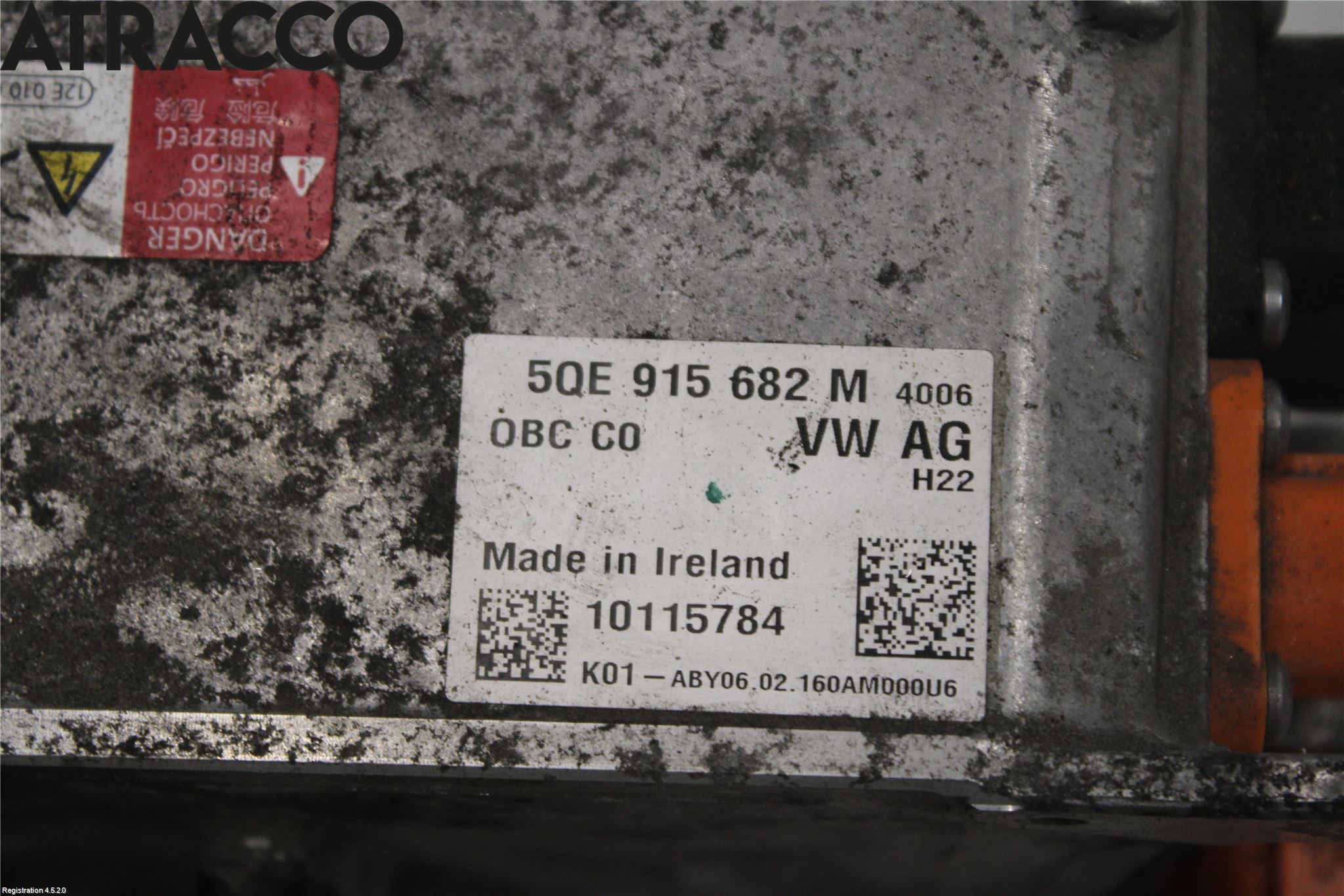 Volkswagen VW PASSAT 15-19 Batteriladdare Högspänning