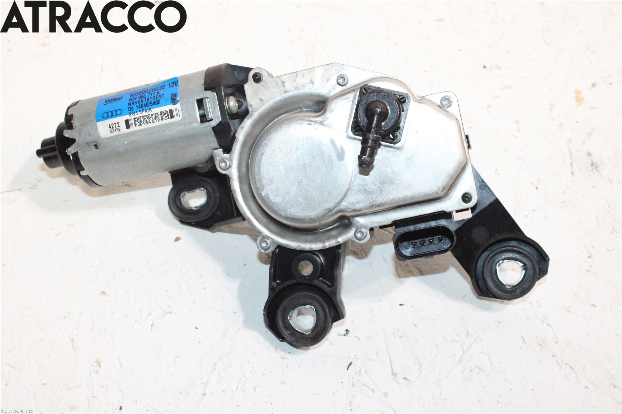 Audi A1/S1 11-18 Torkarmotor Baklucka