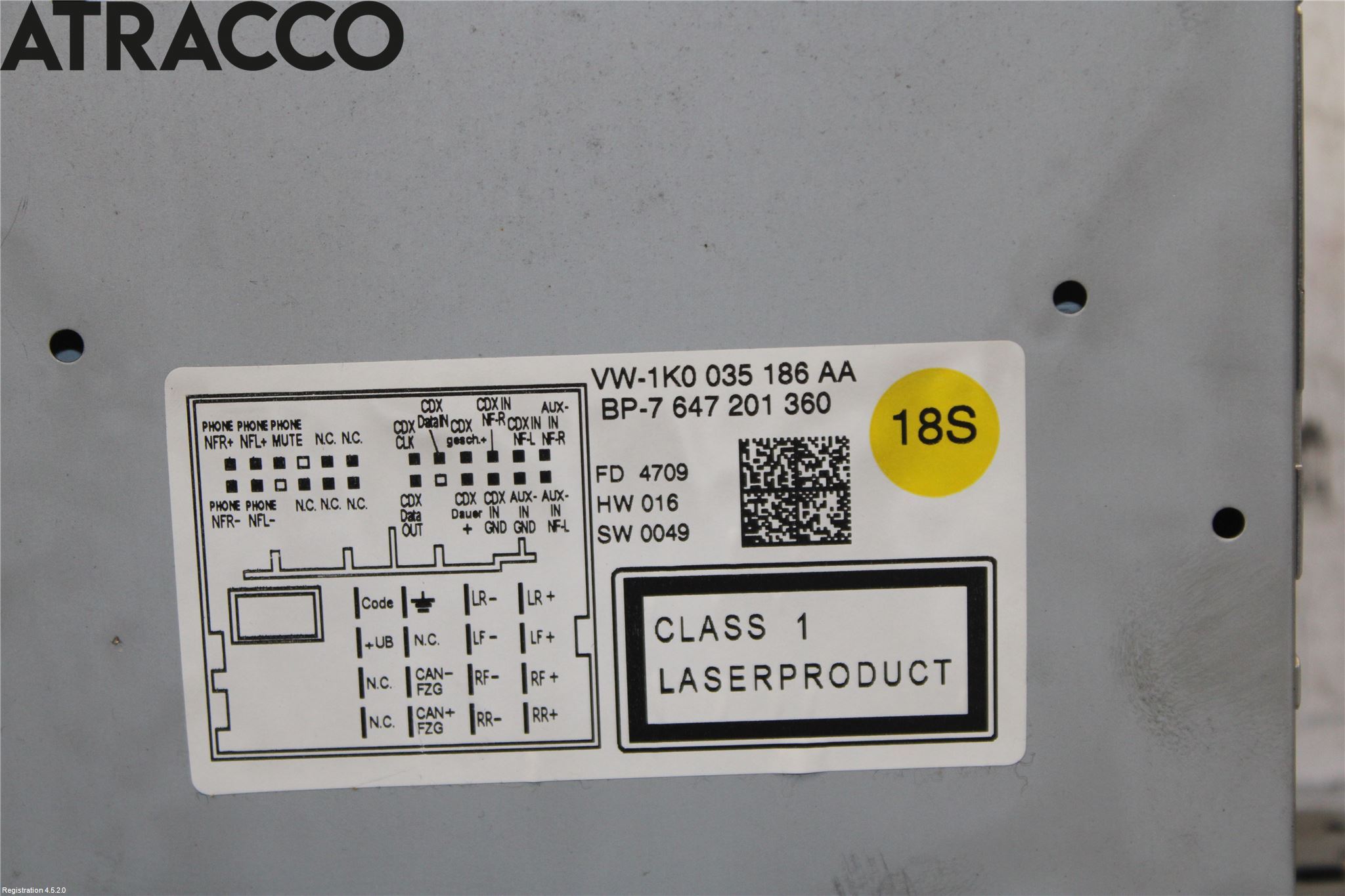 Volkswagen VW PASSAT 05-11 Cd Radio - Multimediapanel
