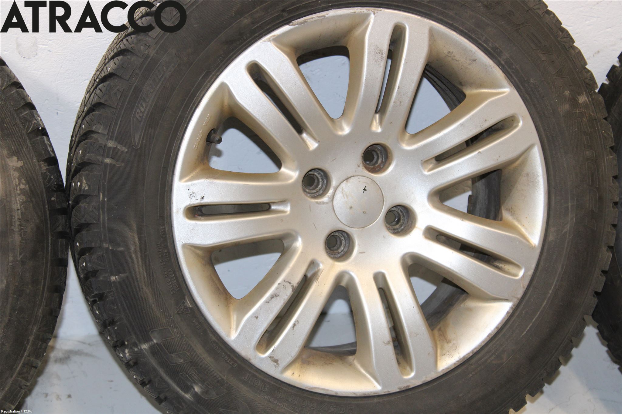 Peugeot 5008 10-16 Vinterdäck Alumfälg 4St