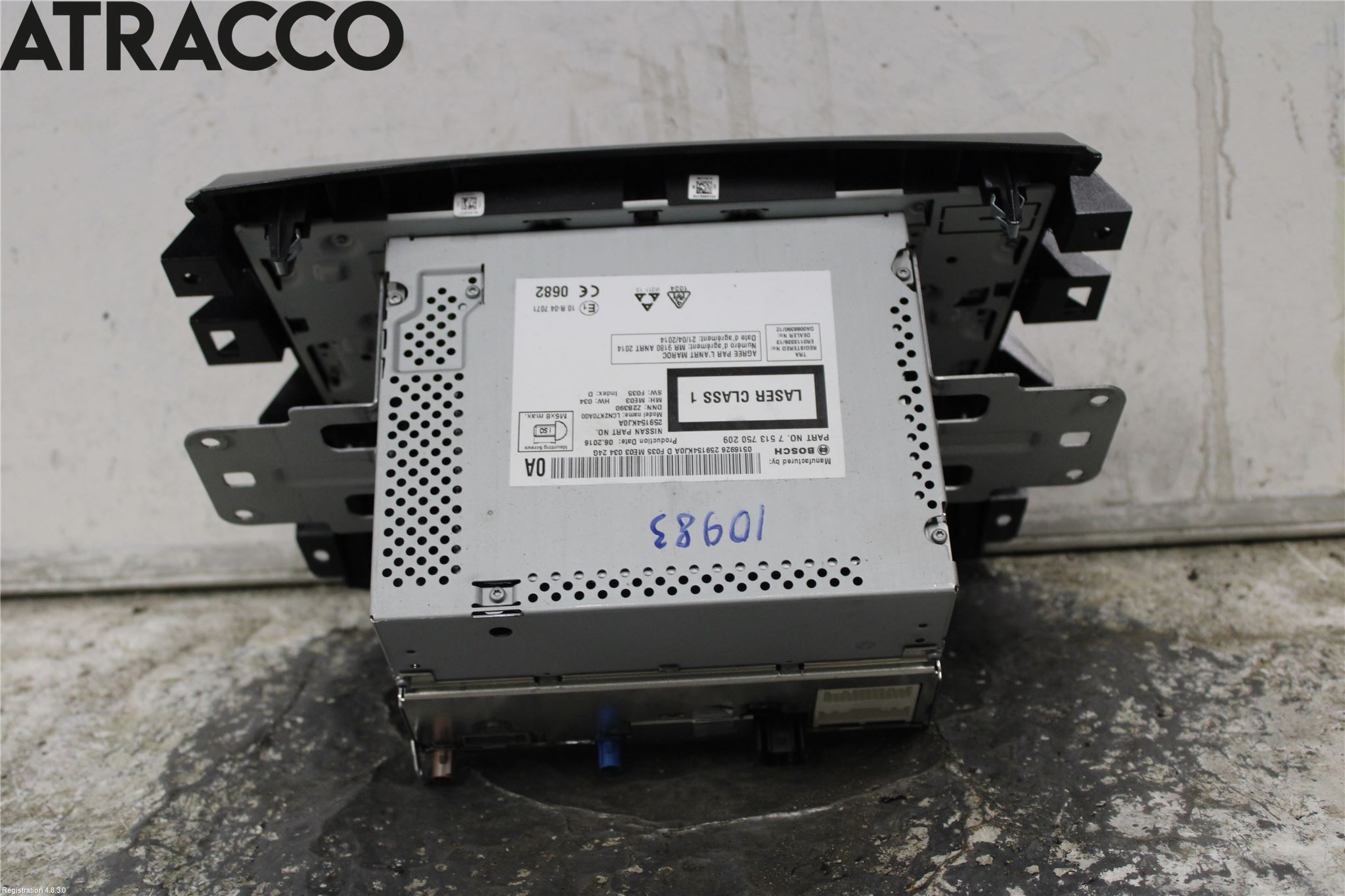Nissan NAVARA, TREK-1 17-21 Cd Radio - Multimediapanel