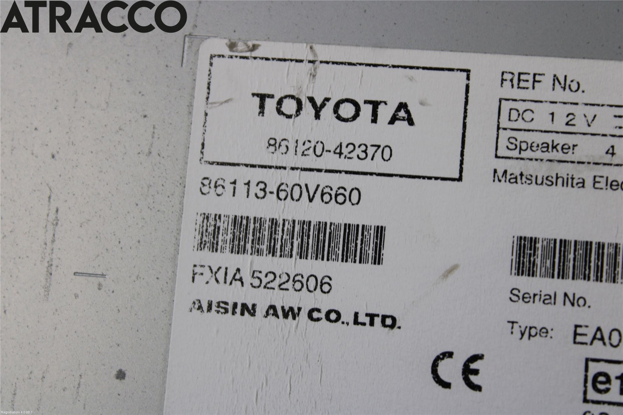 Toyota RAV 4 06-12 Radio