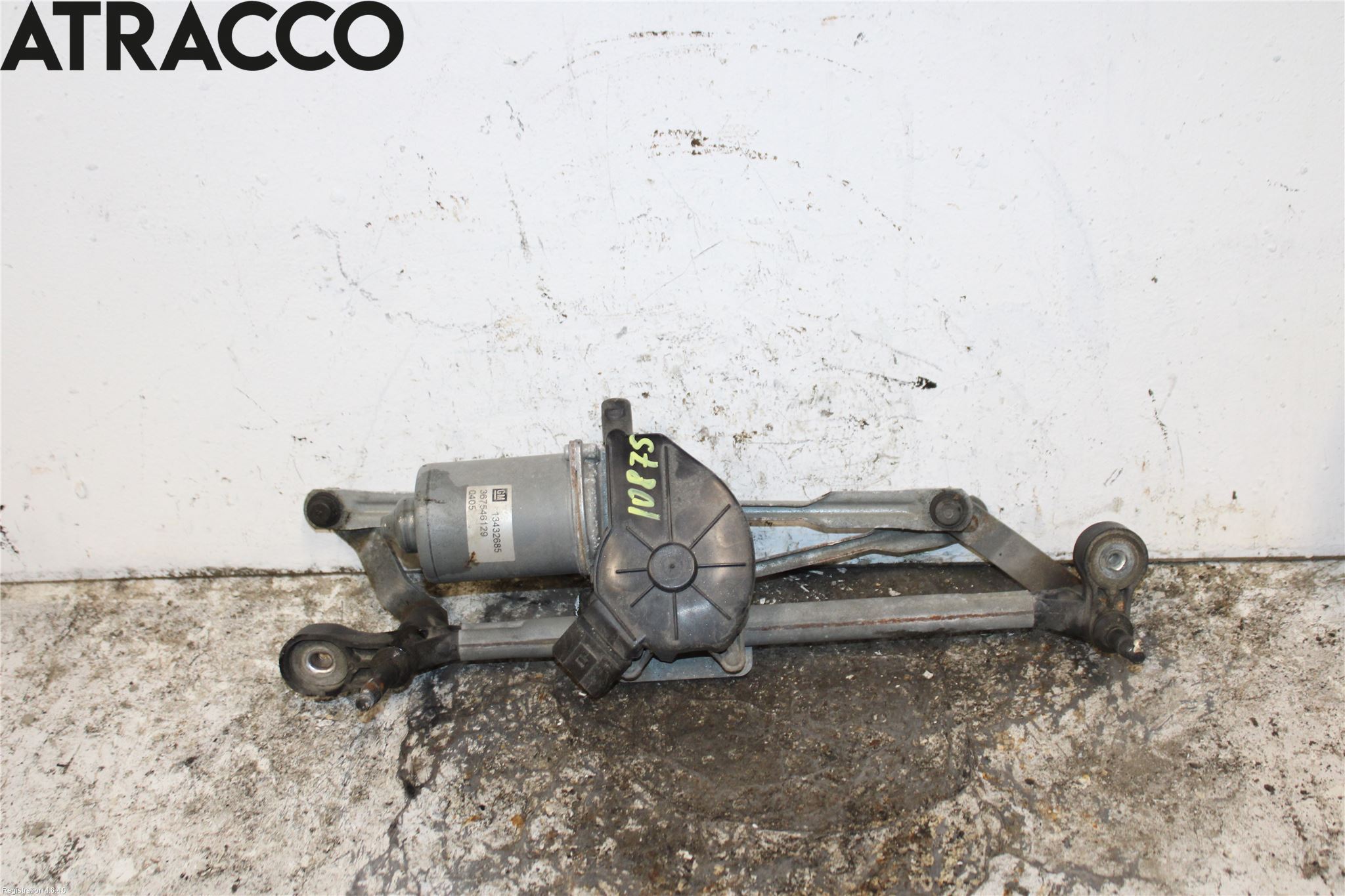 Opel CORSA E 15-19 Torkarmotor Vindruta