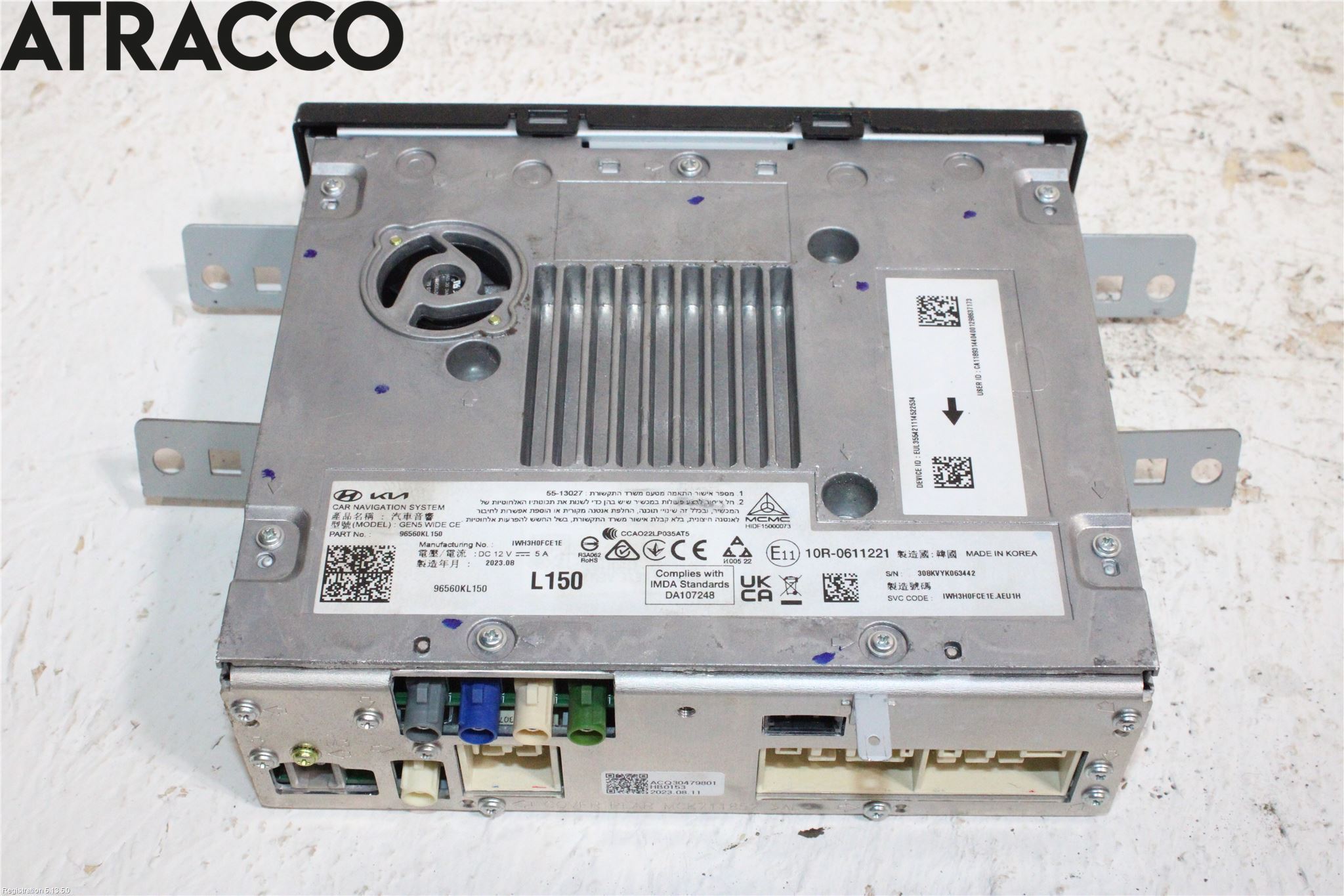 Hyundai IONIQ 6 CE 23- Cd Radio - Multimediapanel
