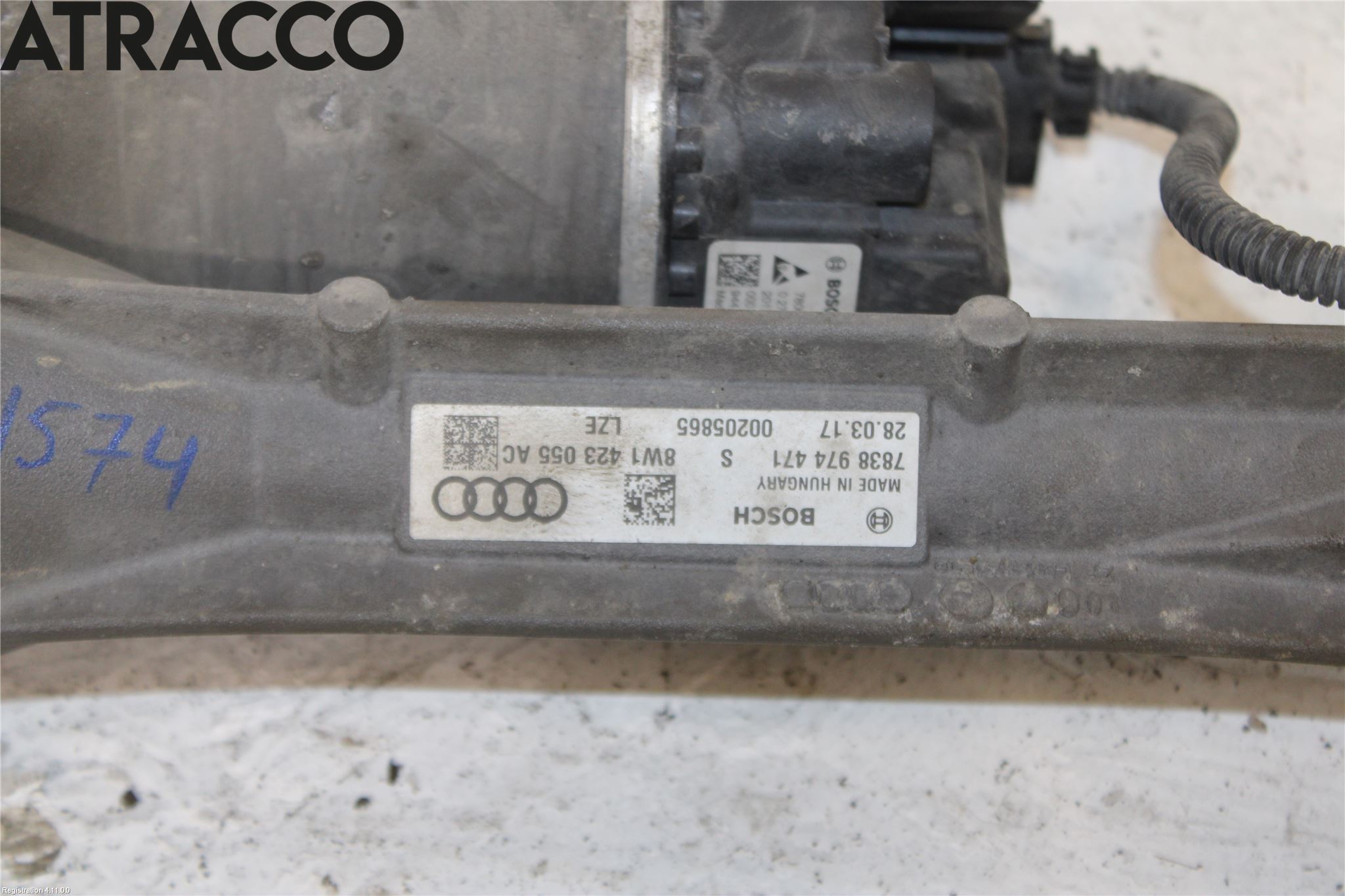 Audi A4 12-15 Styrväxel-Snäcka Elektrisk