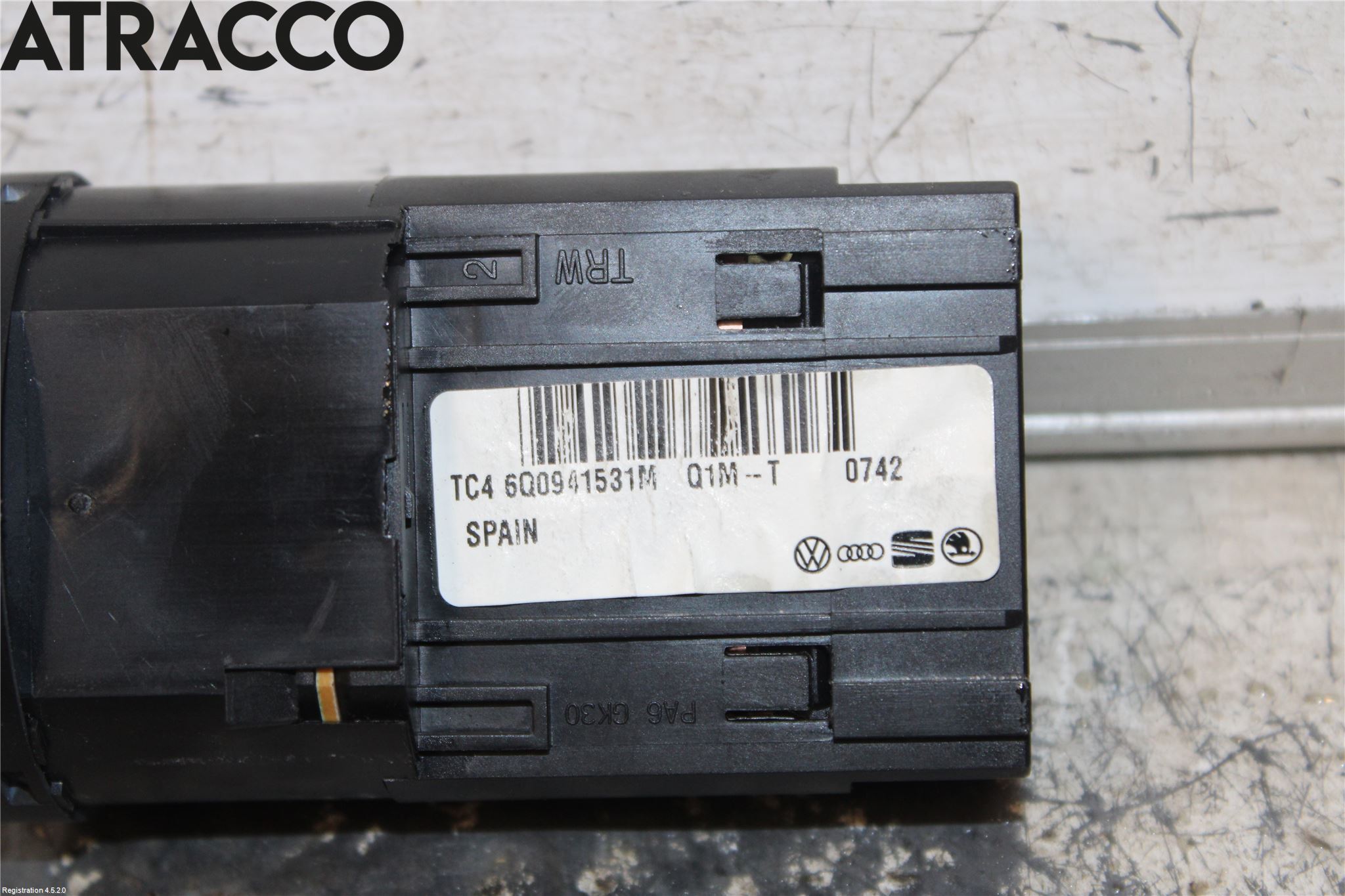 Volkswagen VW TRANSP/CARAVELLE (T5) 04-15 Strömställare Ljus