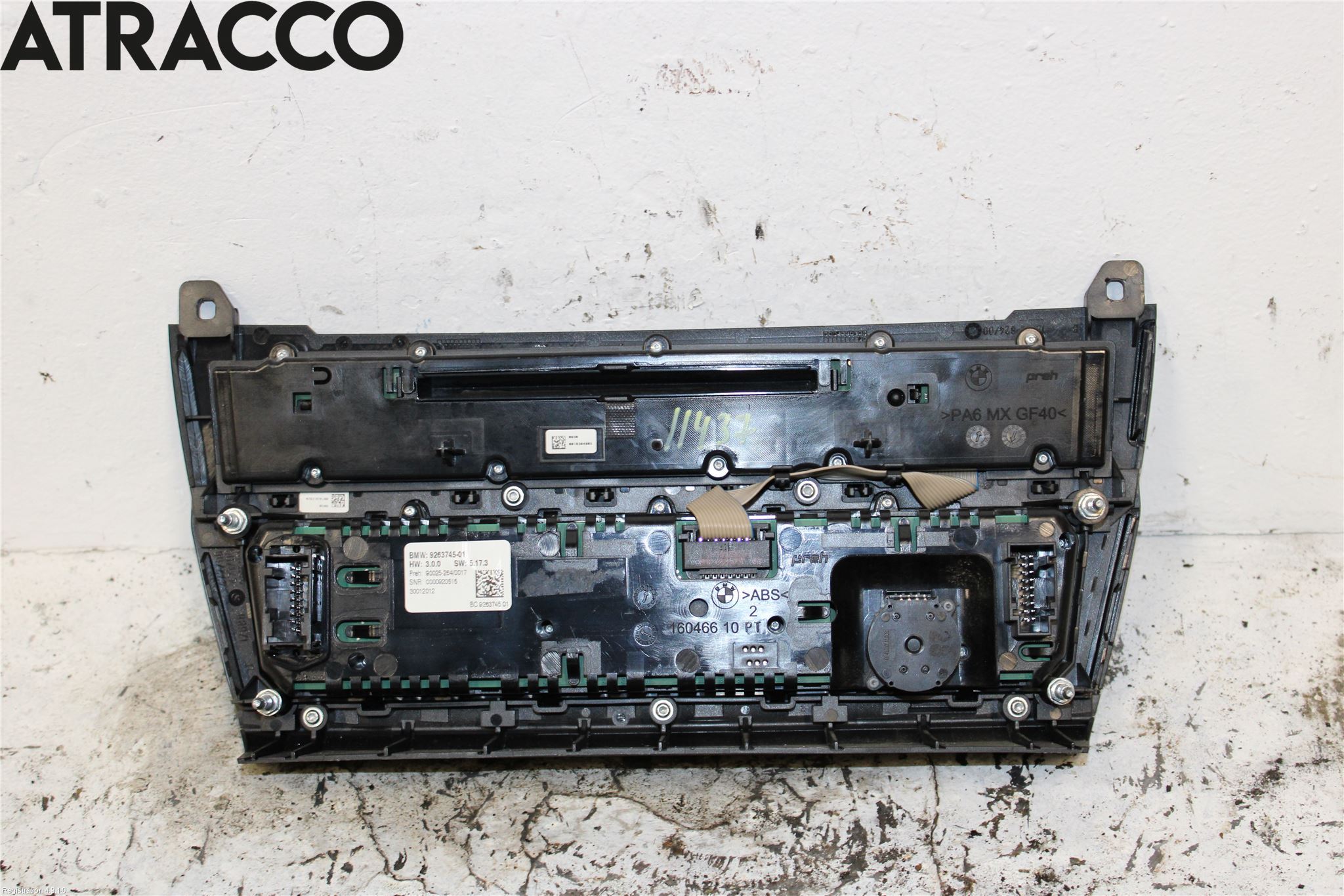 BMW 5 F10/F11/F18 09-17 Ac Styrenhet Ac Manöveren
