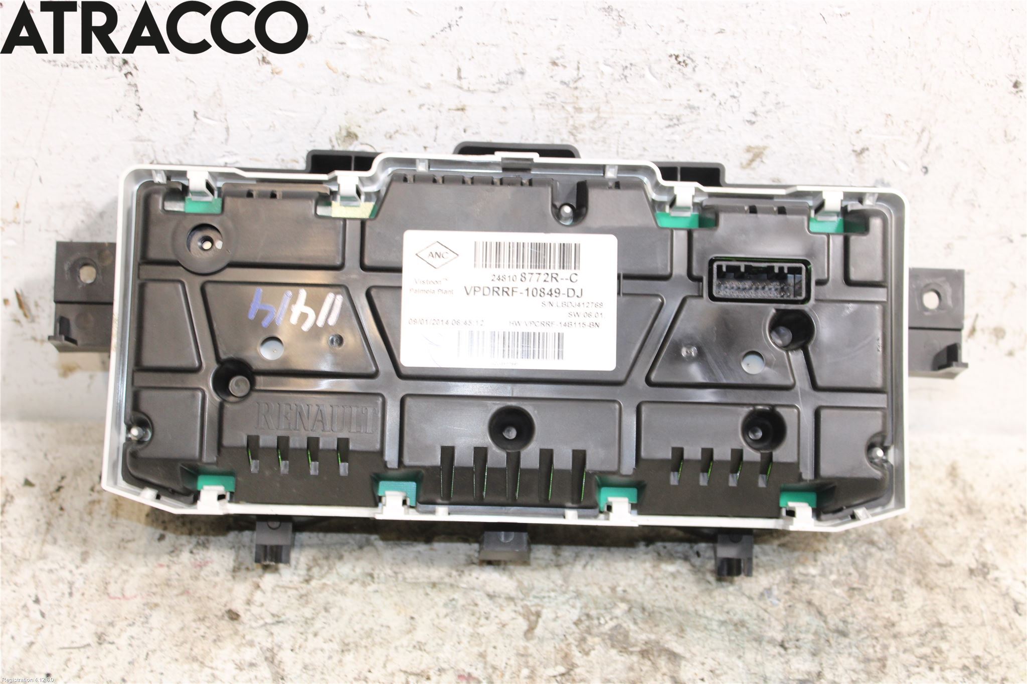 Renault CAPTUR 13-19 Instrument Komb