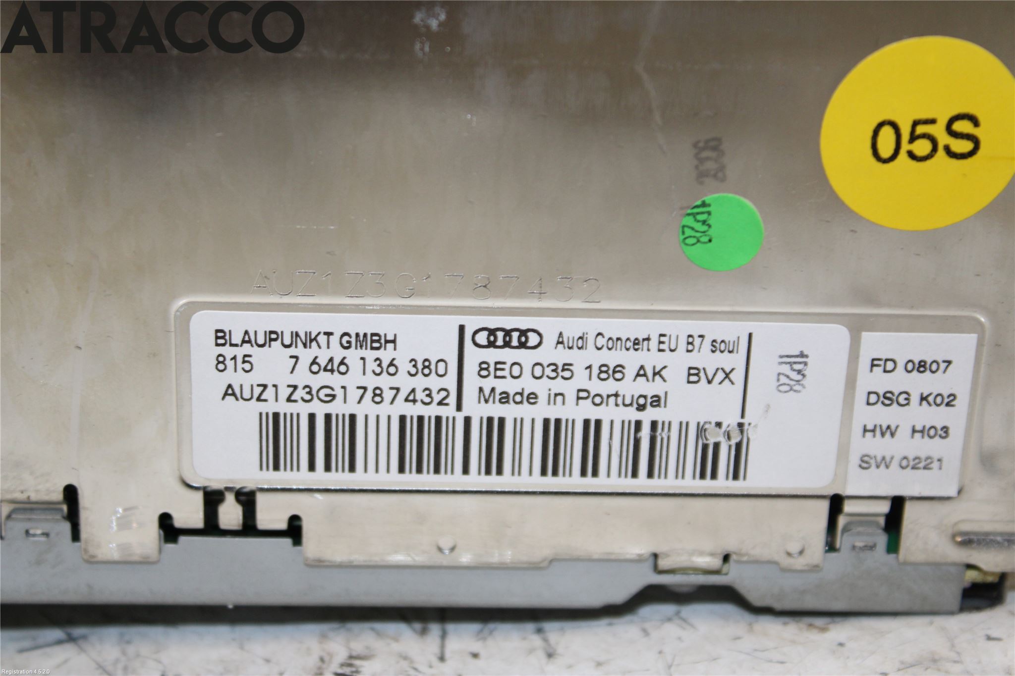 Audi A4/S4 05-07 Cd Radio - Multimediapanel