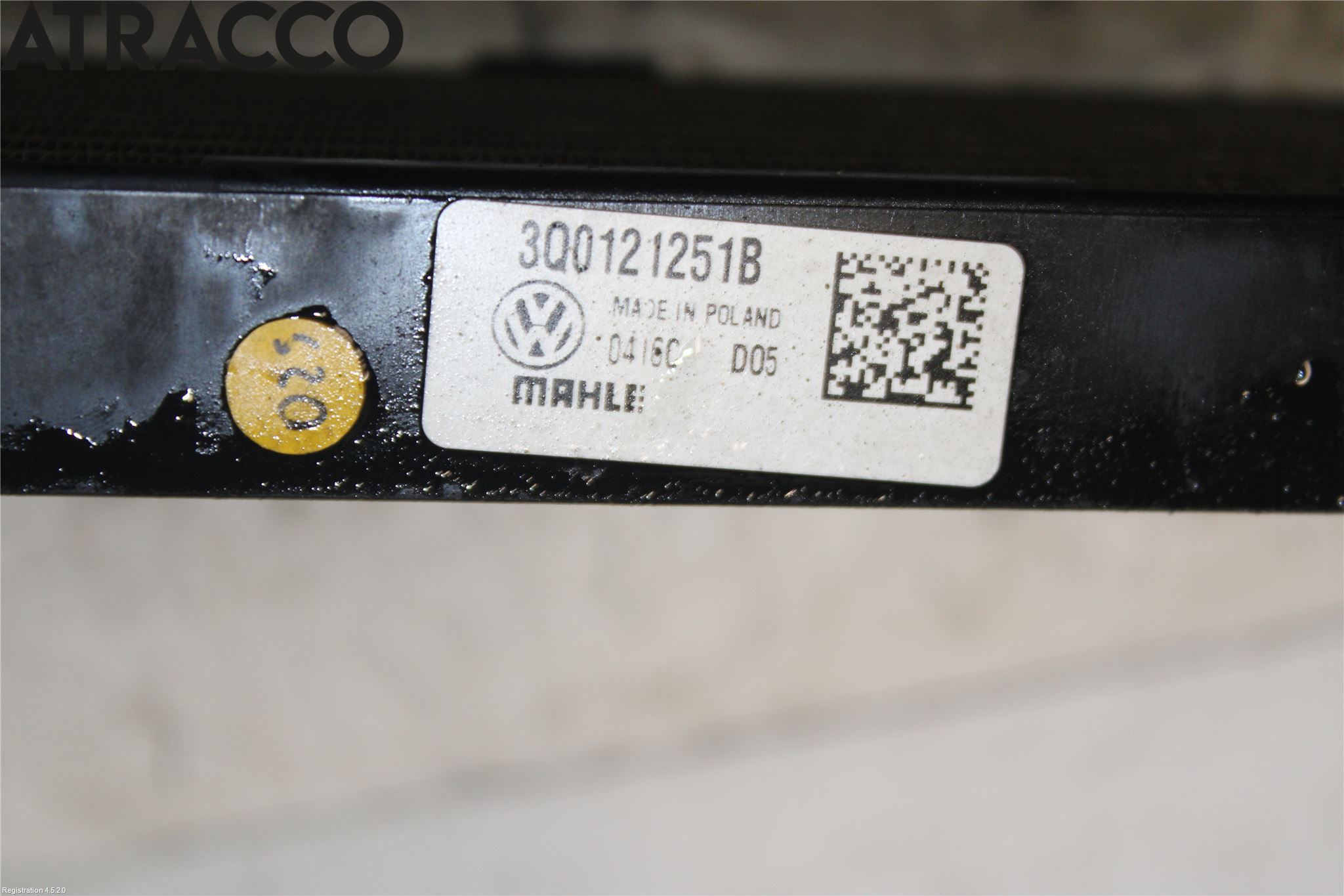 Volkswagen VW PASSAT 15-19 Kylare Aut