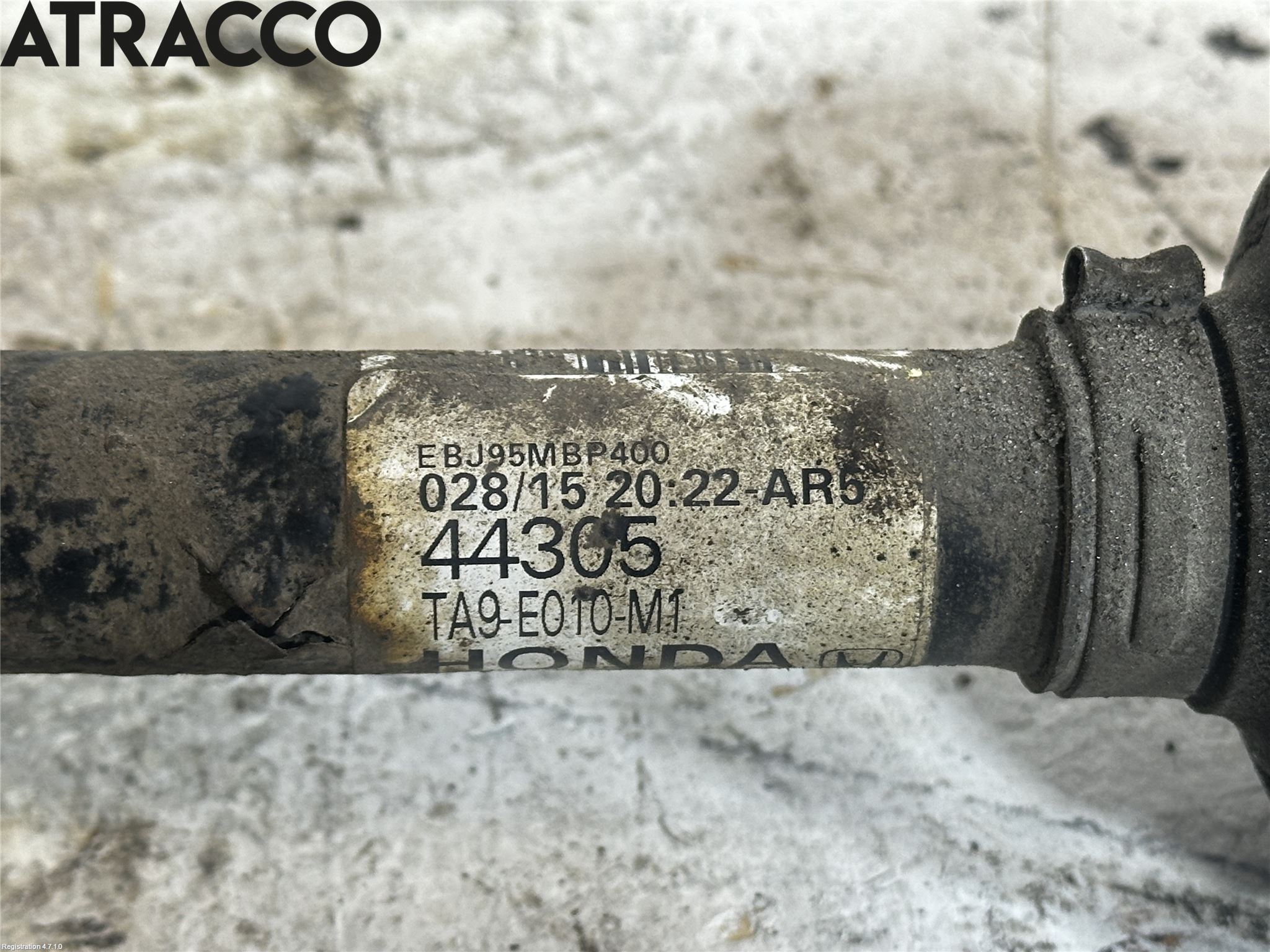 Honda CIVIC 12-16 Drivaxel Fram Höger