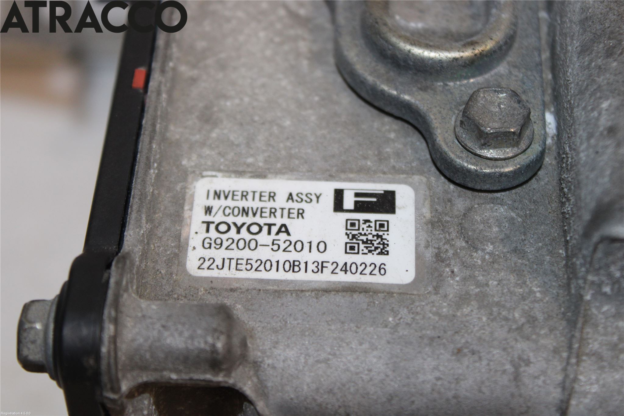 Toyota YARIS XP130 12-14 Inverter Hybrid
