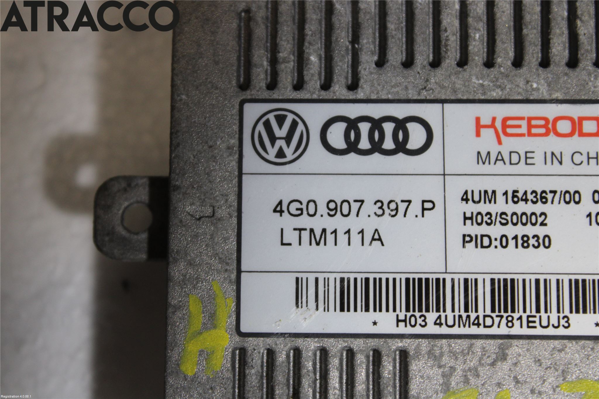 Audi A3/S3 05-13 Styrenhet Strålkastare