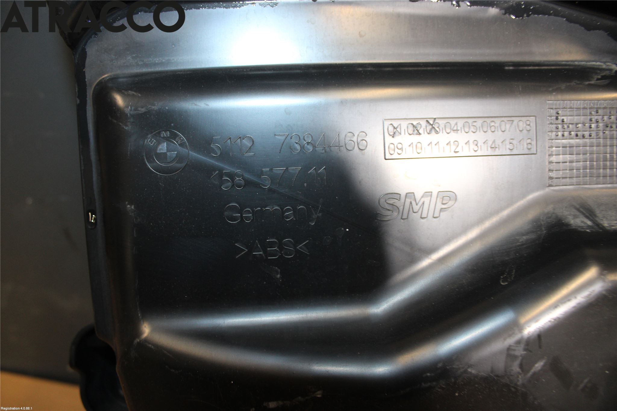 BMW 3 F30/F31/F80 12-19 Stötfångarfäste Bak Hö