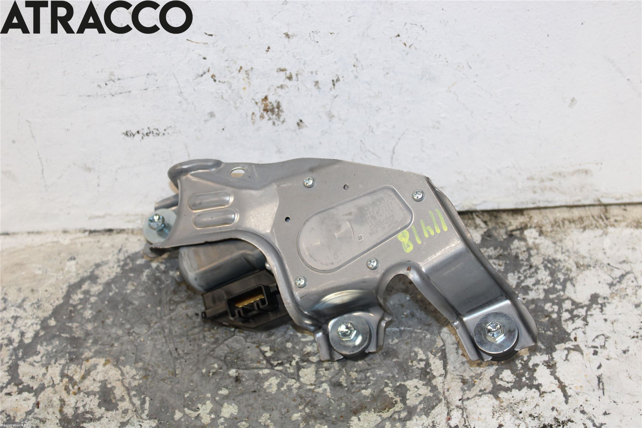 Toyota AURIS 13-19 Torkarmotor Baklucka