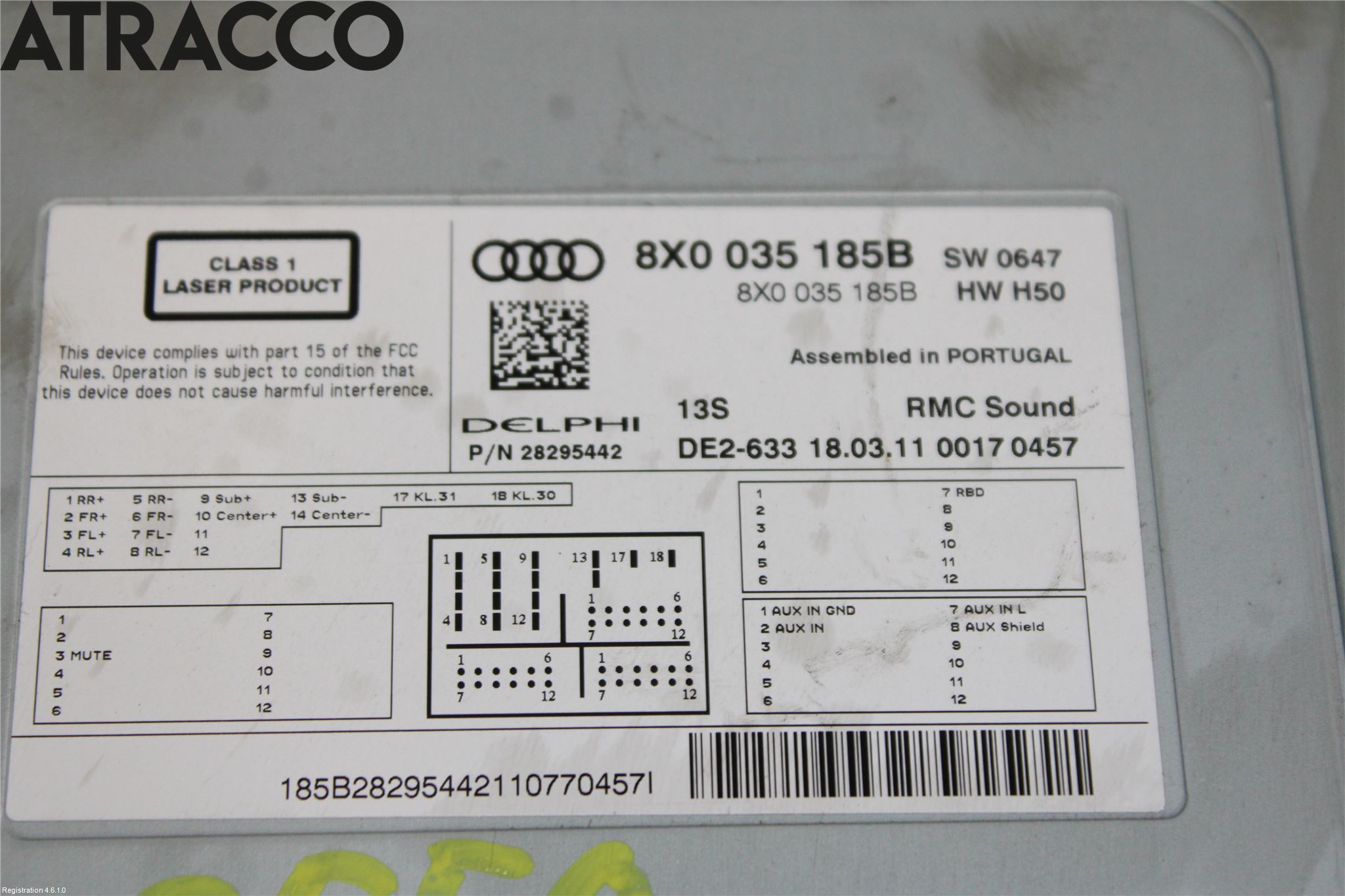 Audi A1/S1 11-18 Cd Radio - Multimediapanel